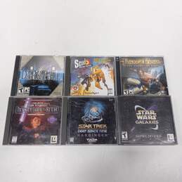 Lot of 6 Assorted Microsoft Windows PC Video Games alternative image