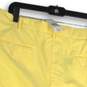NWT Mens Yellow Flat Front Slash Pocket Classic Chino Shorts Size 40 image number 4