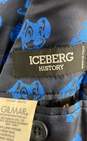 Iceberg Gilmar Mens Blue Long Sleeve Notch Lapel Single Breasted Blazer Size M image number 4