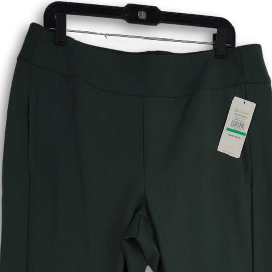 Buy the NWT Womens Green Elastic Waist Tapered Leg Explorer Ankle Pants  Size XL