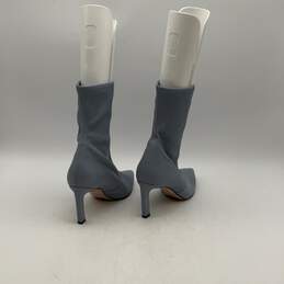 Stuart Weitzman Womens Blue Leather Pointed Toe High Heel Sock Booties Size 7 alternative image