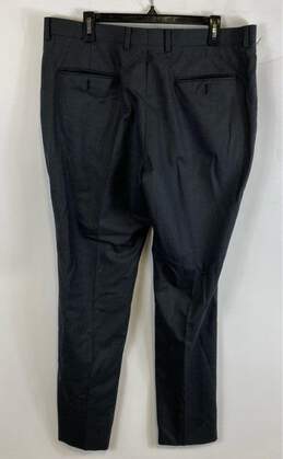 Indochino Mens Black Wool Slash Pockets Mid-Rise Straight Leg Dress Pant Size 38 alternative image