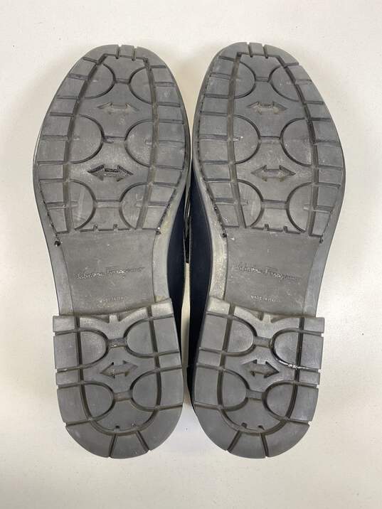 Authentic Salvatore Ferragamo Black Loafer Dress Shoe Men 7.5 image number 7