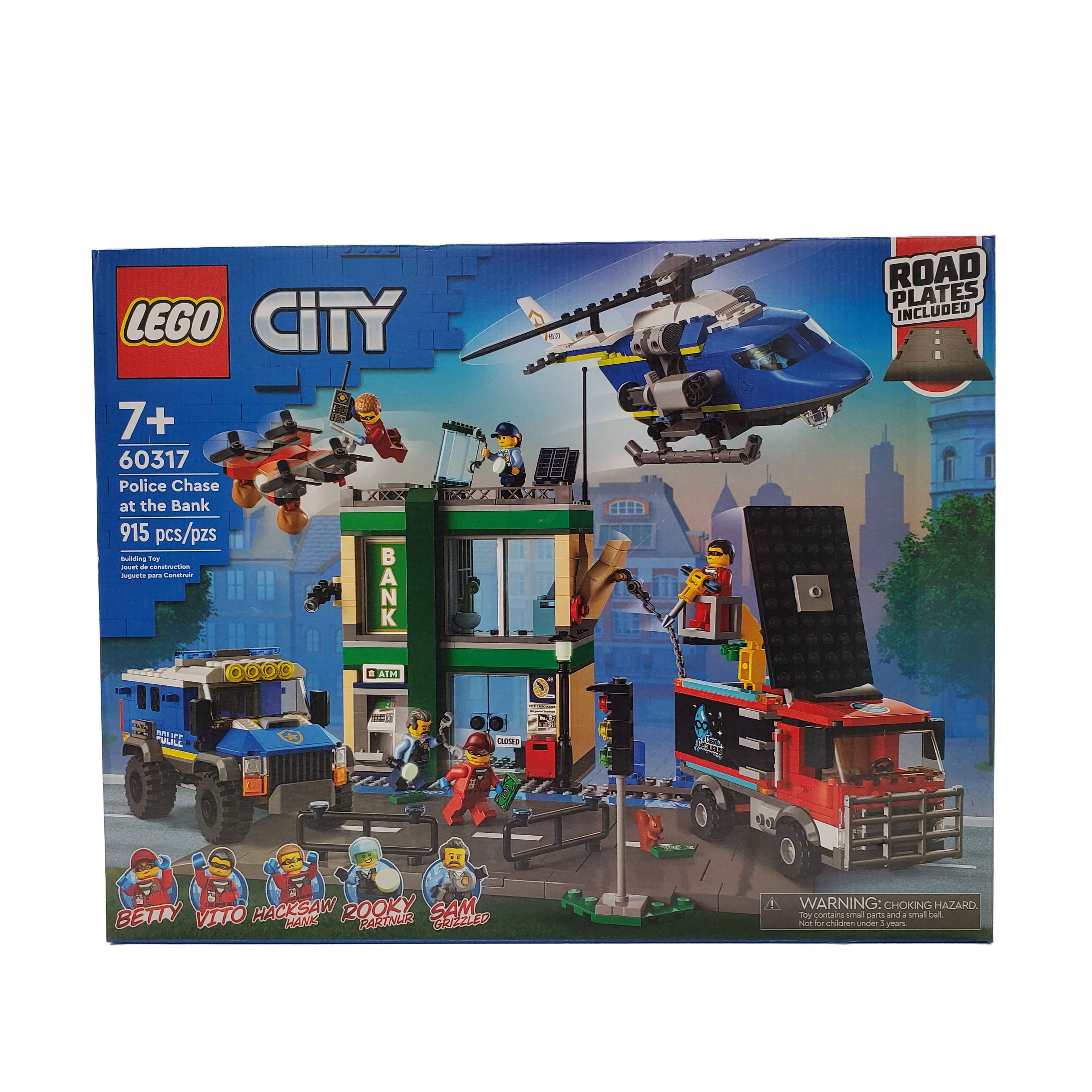 Buy the LEGO NIB Lego City Police Chase At The Bank 915pcs Box Set ...