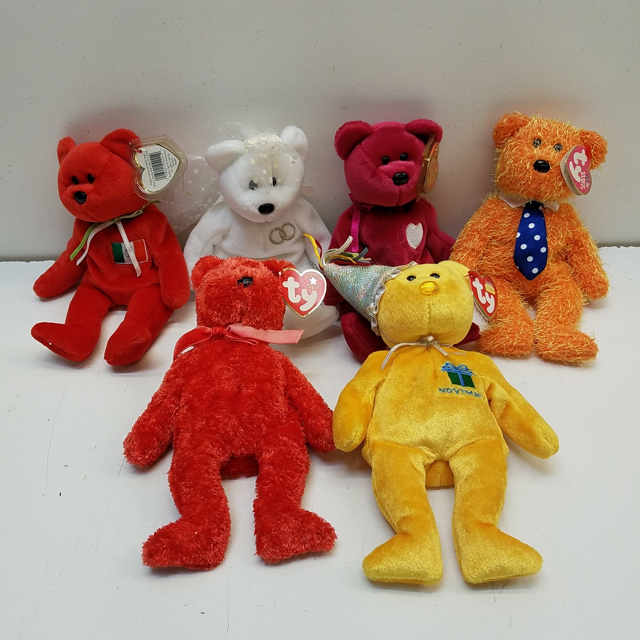 Buy the Ty Beanie Babies Assorted Bundle Lot of 6 | GoodwillFinds