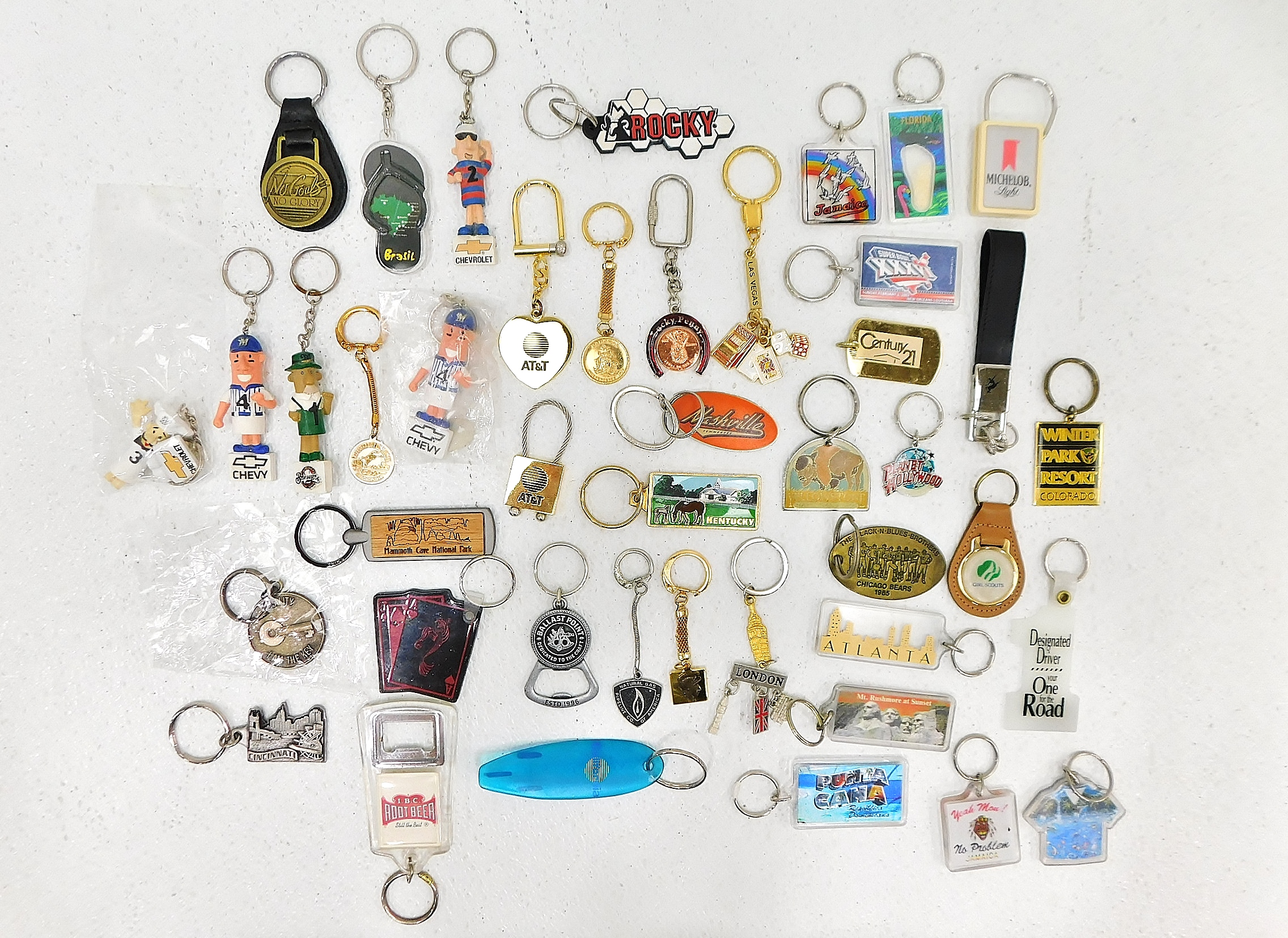 Buy the Sports Travel Advertising Key Chains Lot