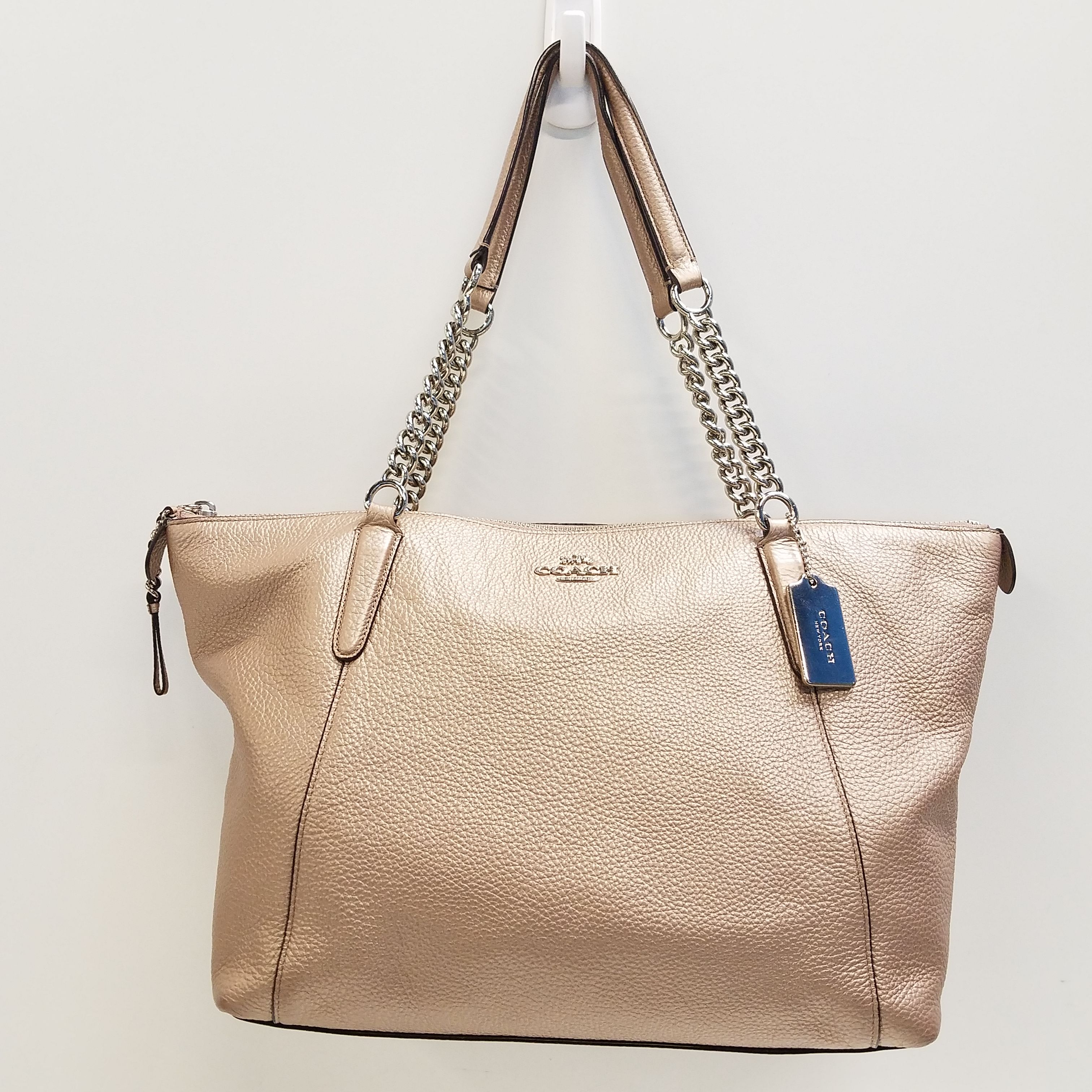 Coach leather clearance ava tote