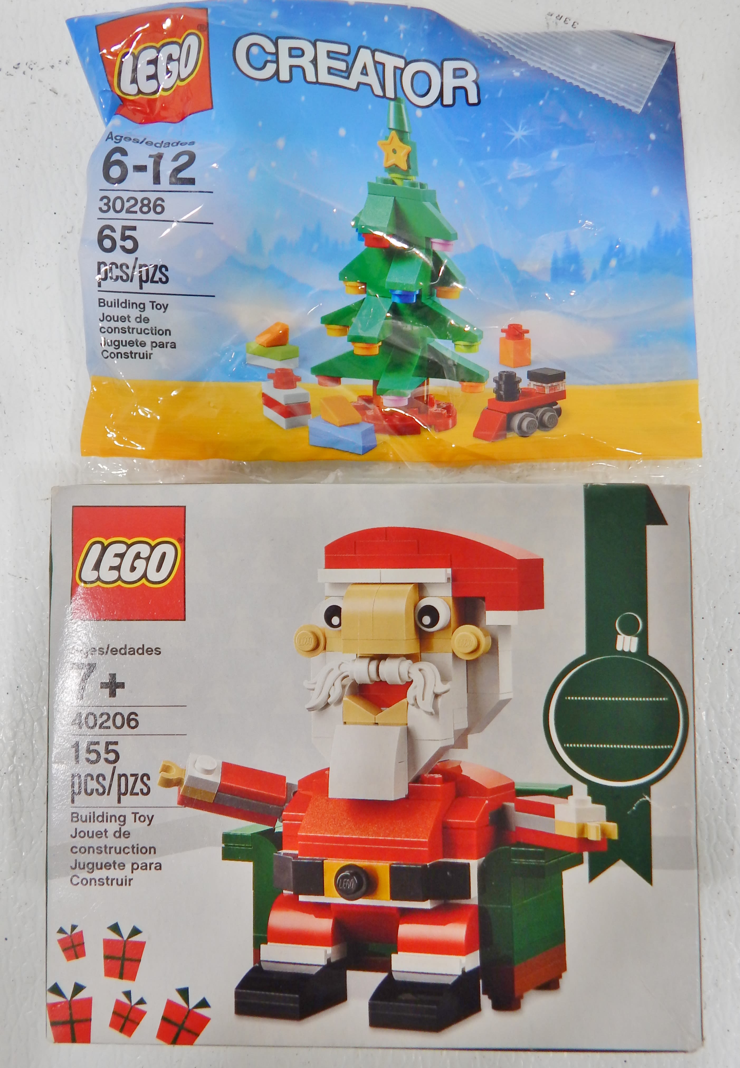 Buy the Lego Christmas Santa 40206 And Christmas Tree Polybag