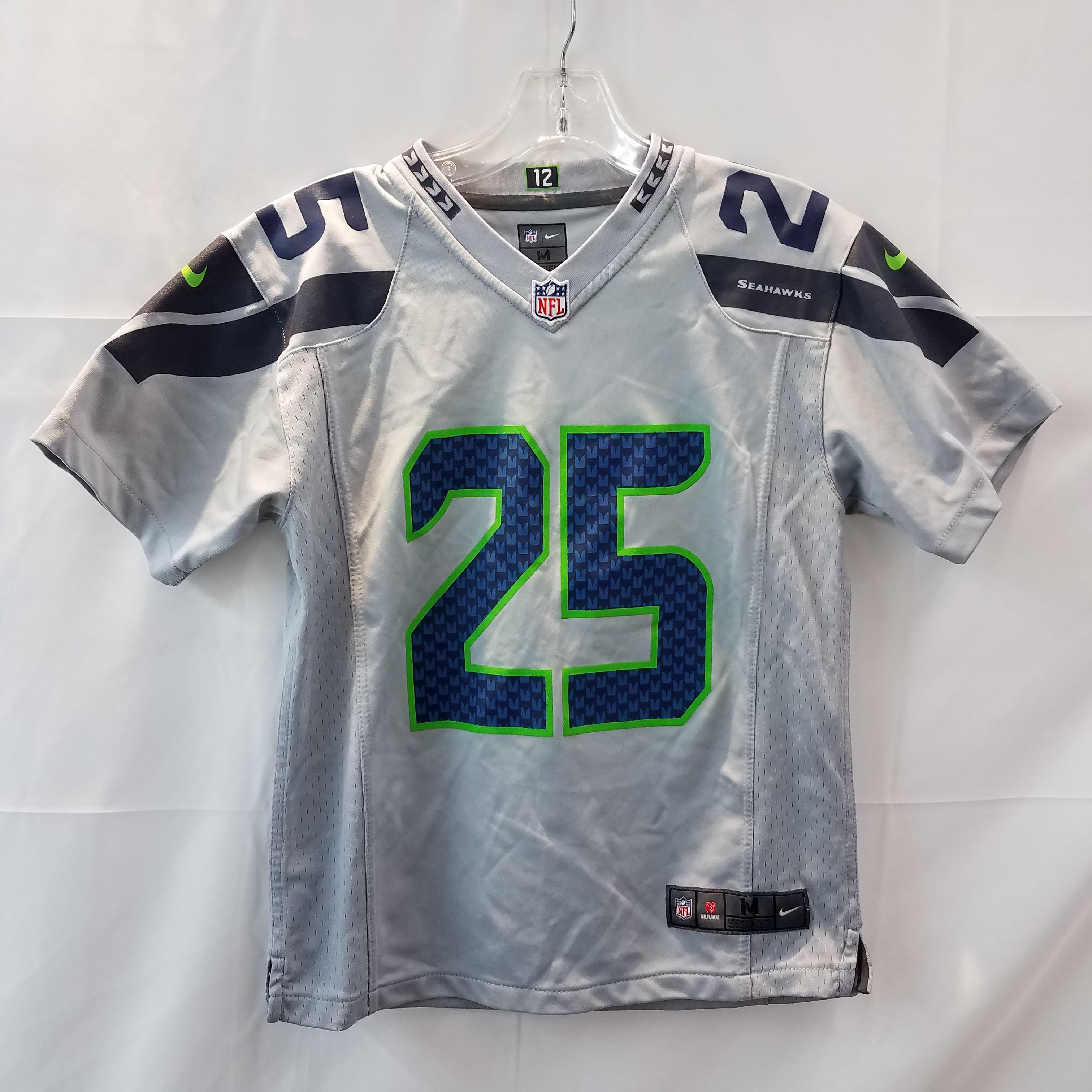 Nike NFL Seattle Seahawks 12th Man jersey. Stitched graphic. Large