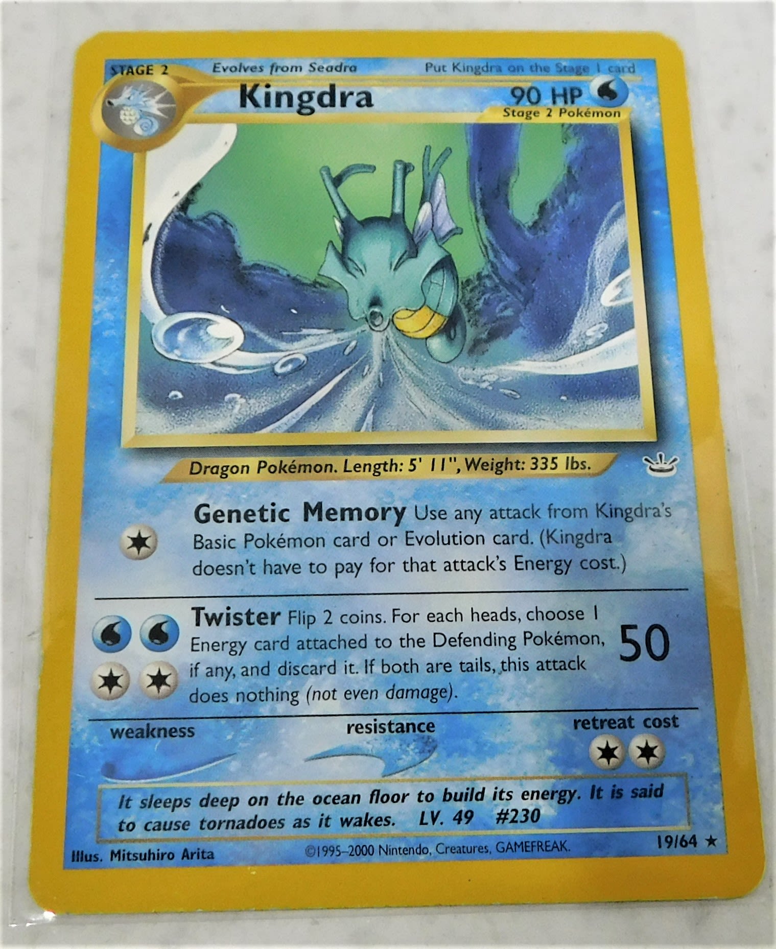 Buy Pokemon TCG Kingdra Neo Revelation Rare Card 19/64 for USD 9.99 |  GoodwillFinds