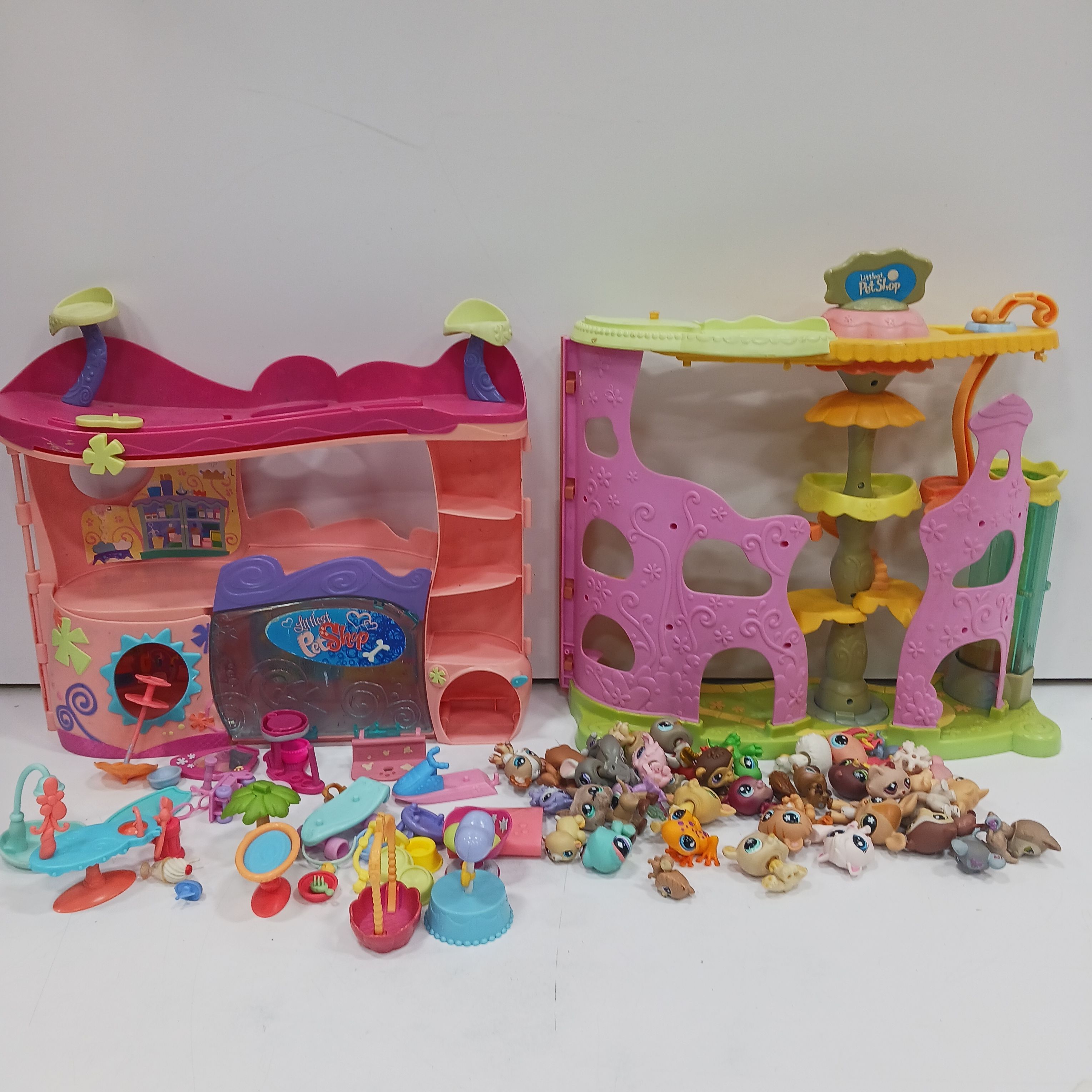 Buy The Bundle Of Hasbro Lps Littlest Pet Shop Pet Town Playsets With 