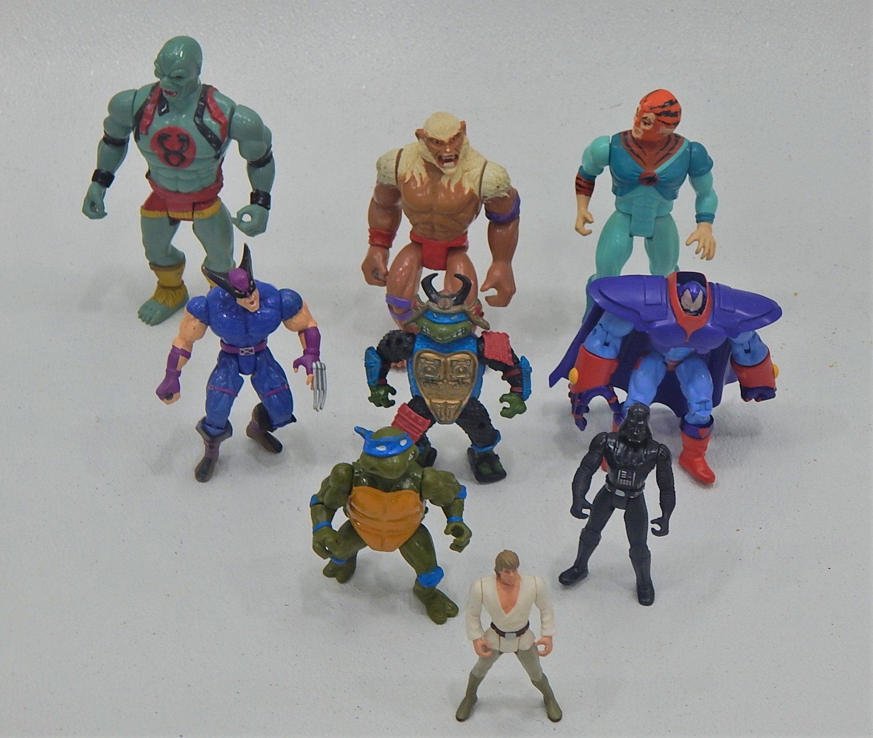 vintage metal action figures 80s