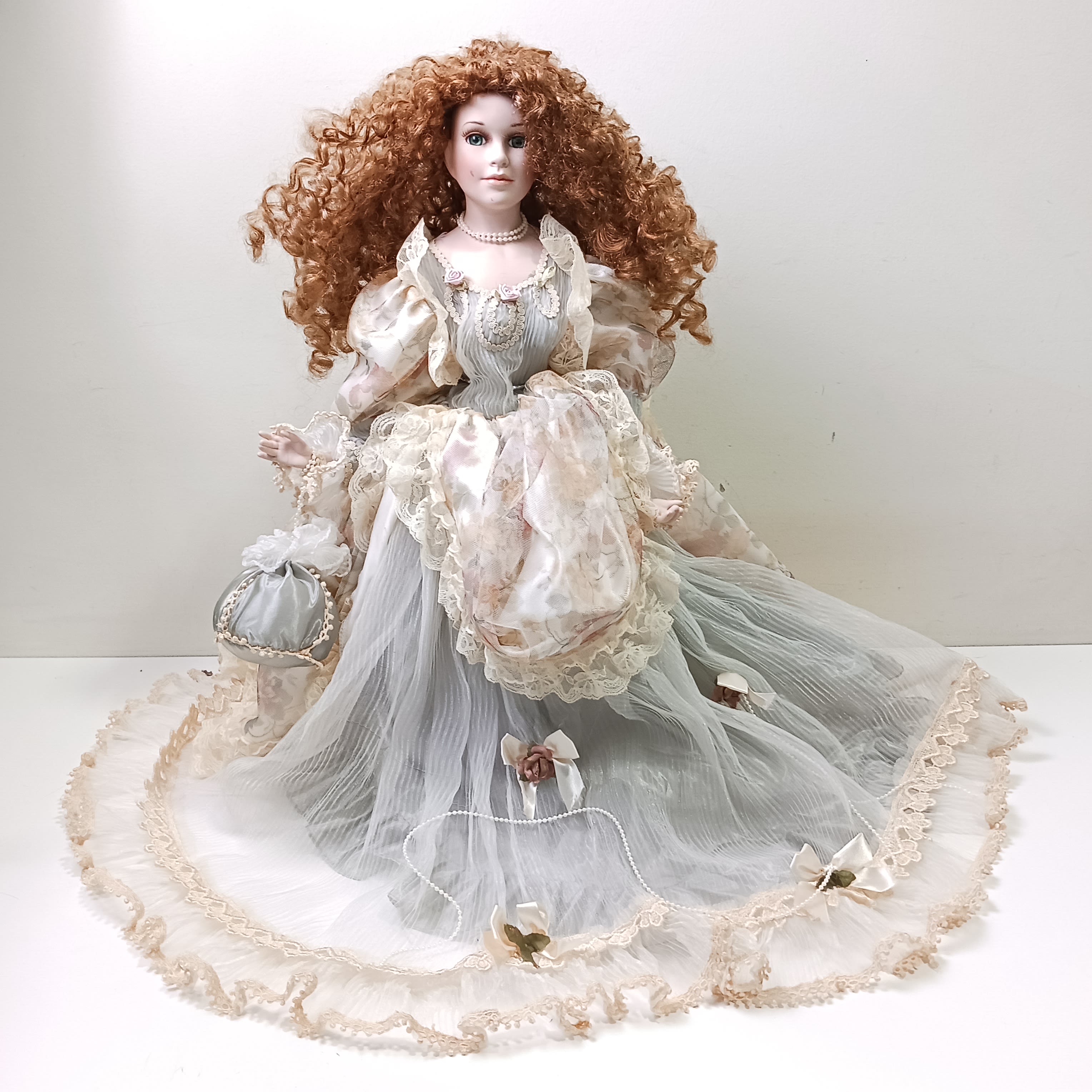 Buy the Porcelain Goldenvale Doll | GoodwillFinds