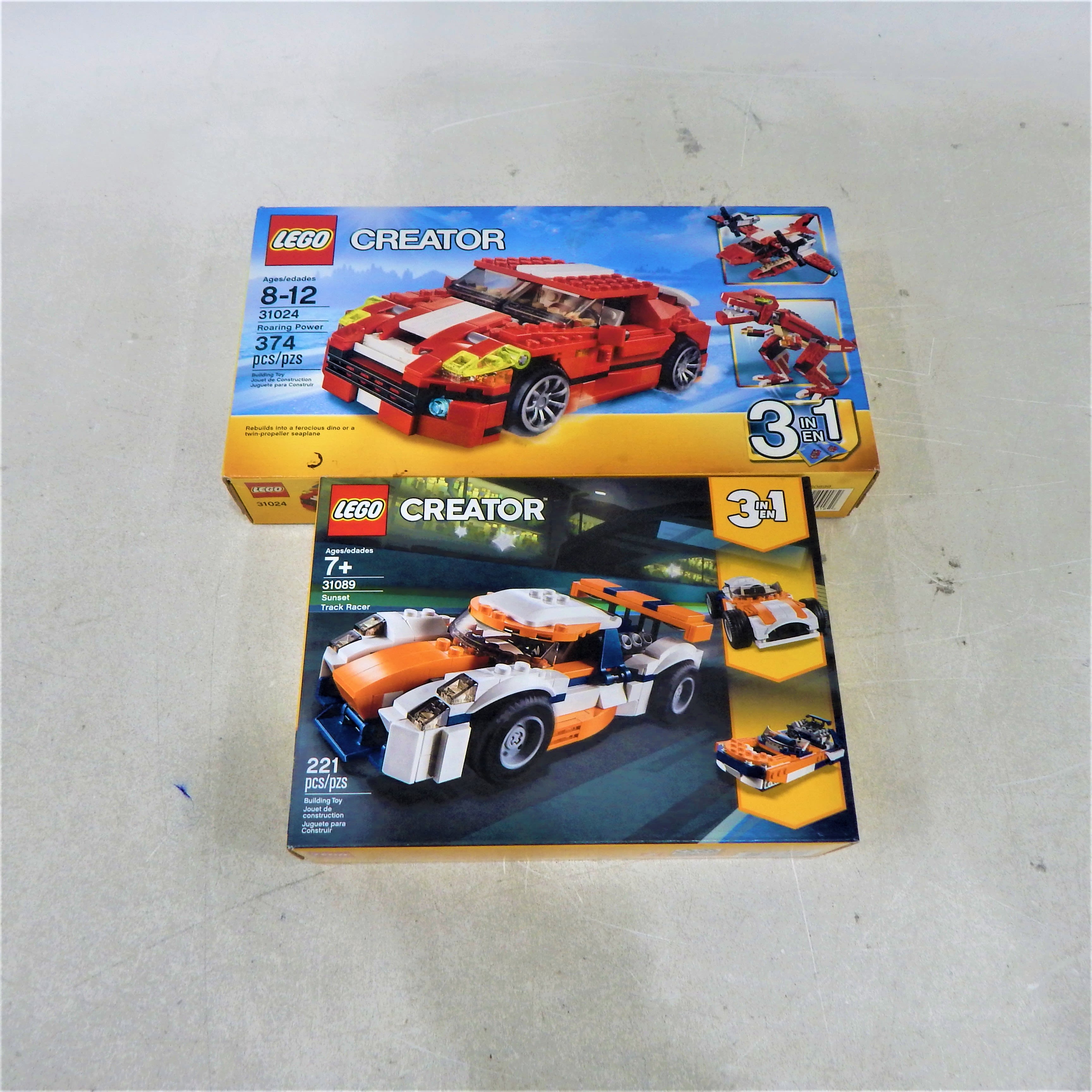 Buy the 2 Sealed Lego Creator Vehicle Building Sets Roaring Power ...