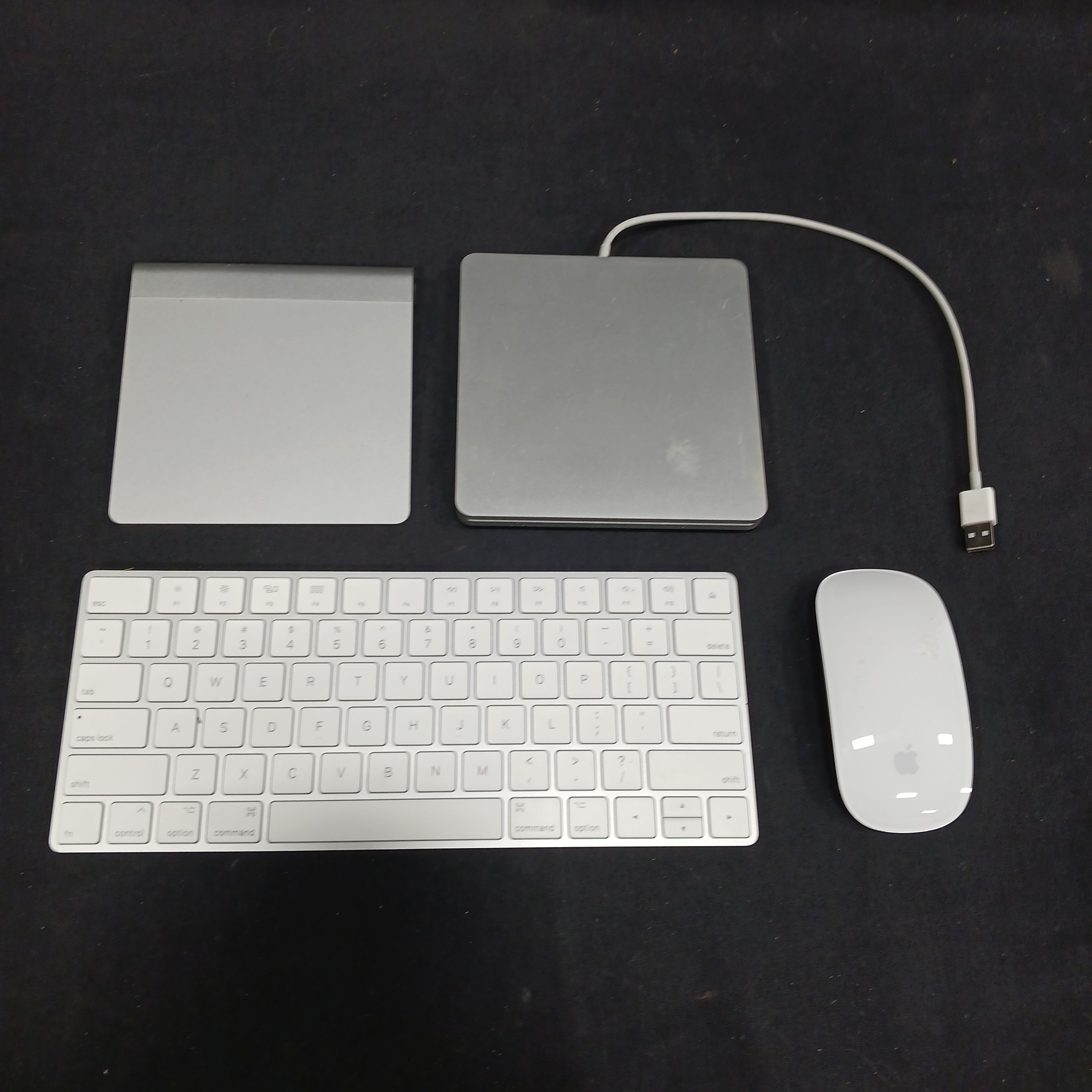 Buy the Bundle Of Apple Keyboard, Mouse, Super Drive And Wireless 