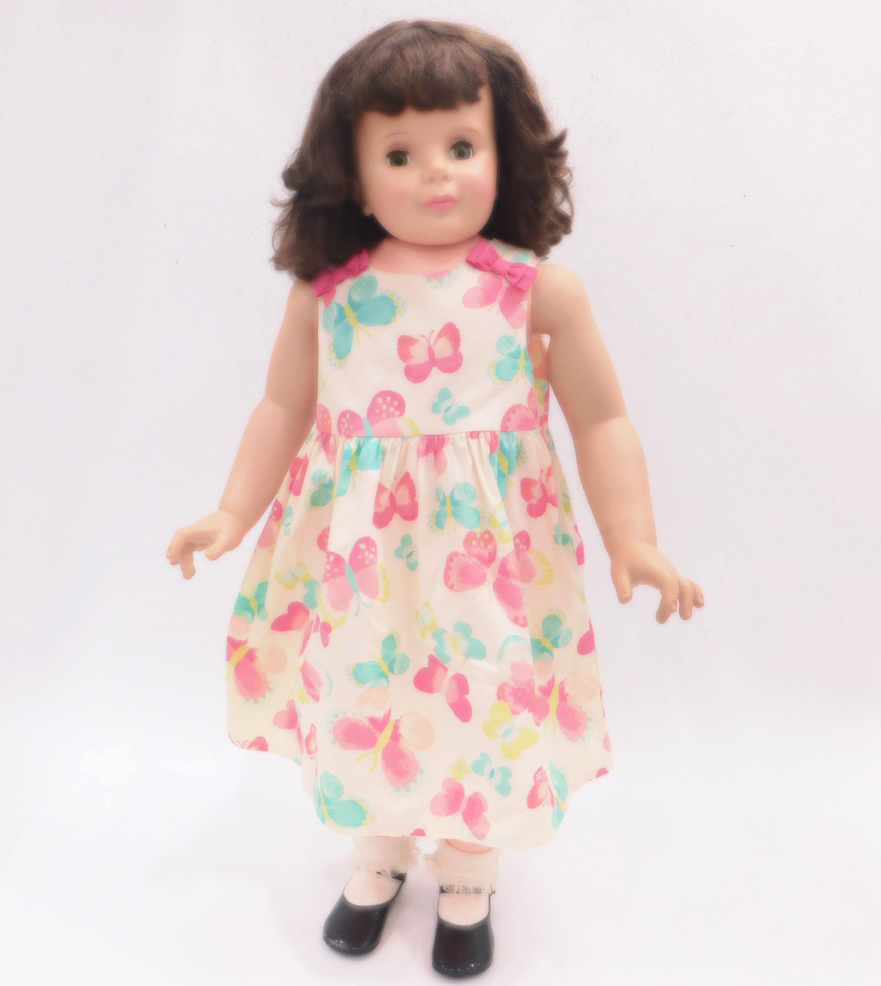 Buy the Vintage Ideal Patti Playpal Doll g35 Green eyes Brown hair ...