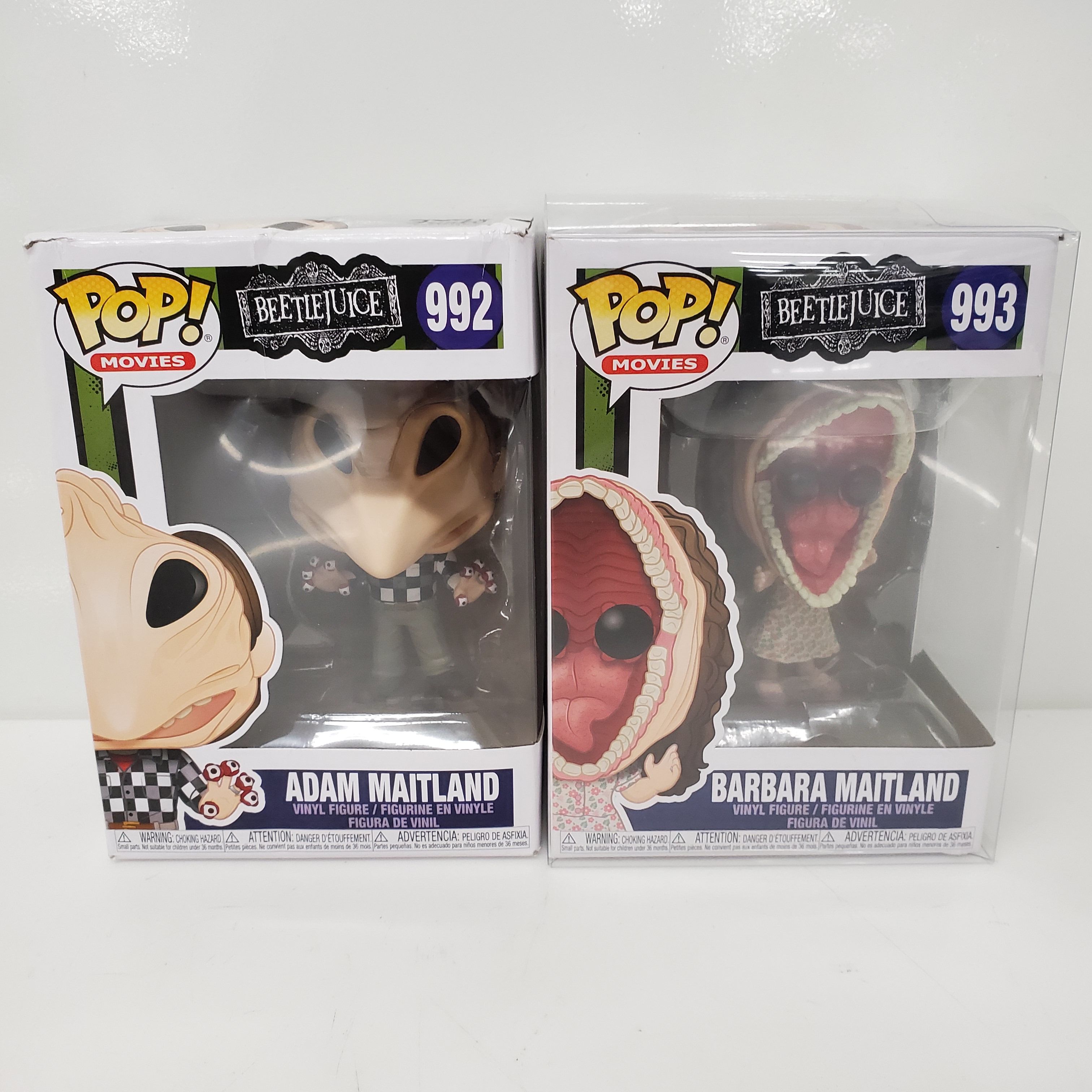 Buy the Lot of 2 Funko Pop Movies Beetlejuice #992 & #993 | GoodwillFinds