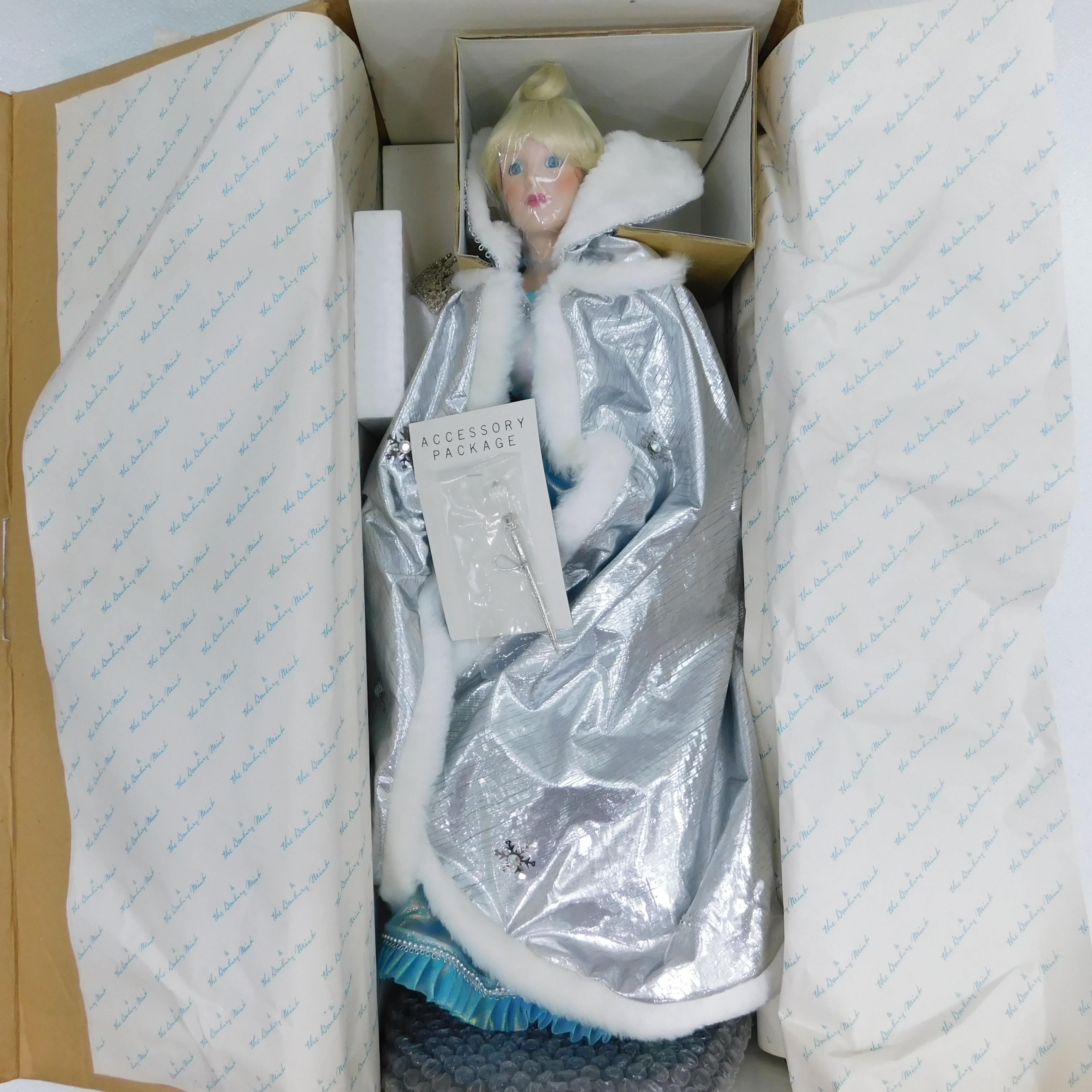 Buy the Danbury Mint Snow Queen Porcelain Collector Doll Judy Belle ...