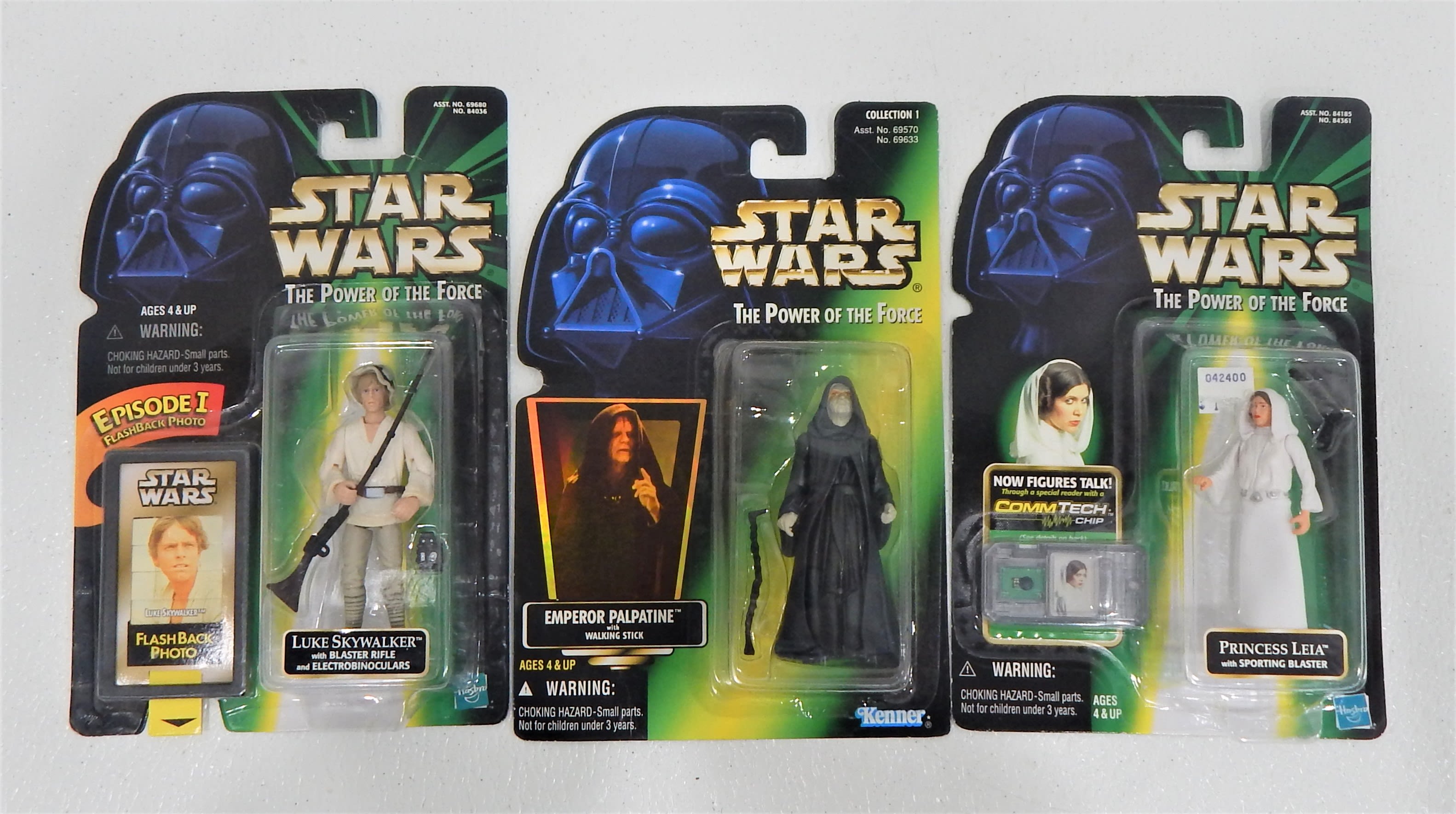 Buy the Lot of 3 The Power Of The Force Figures | GoodwillFinds