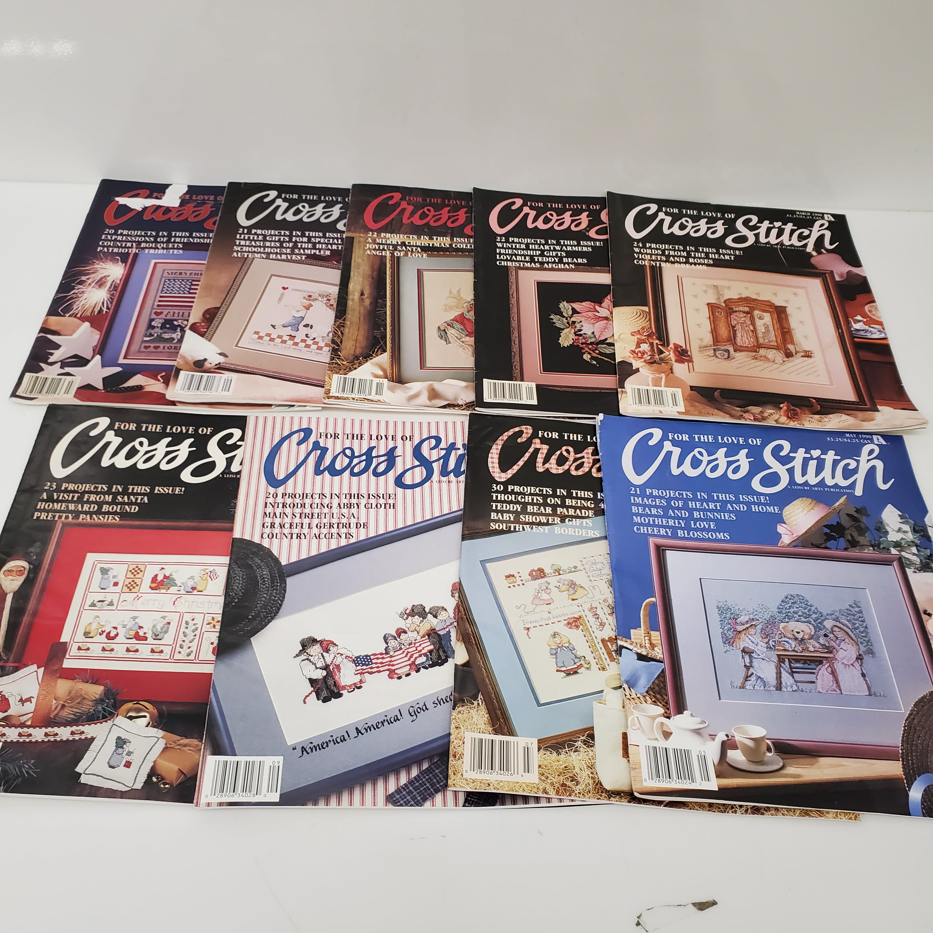 Buy the Vintage Cross Stitch Magazine Lot x9 #2