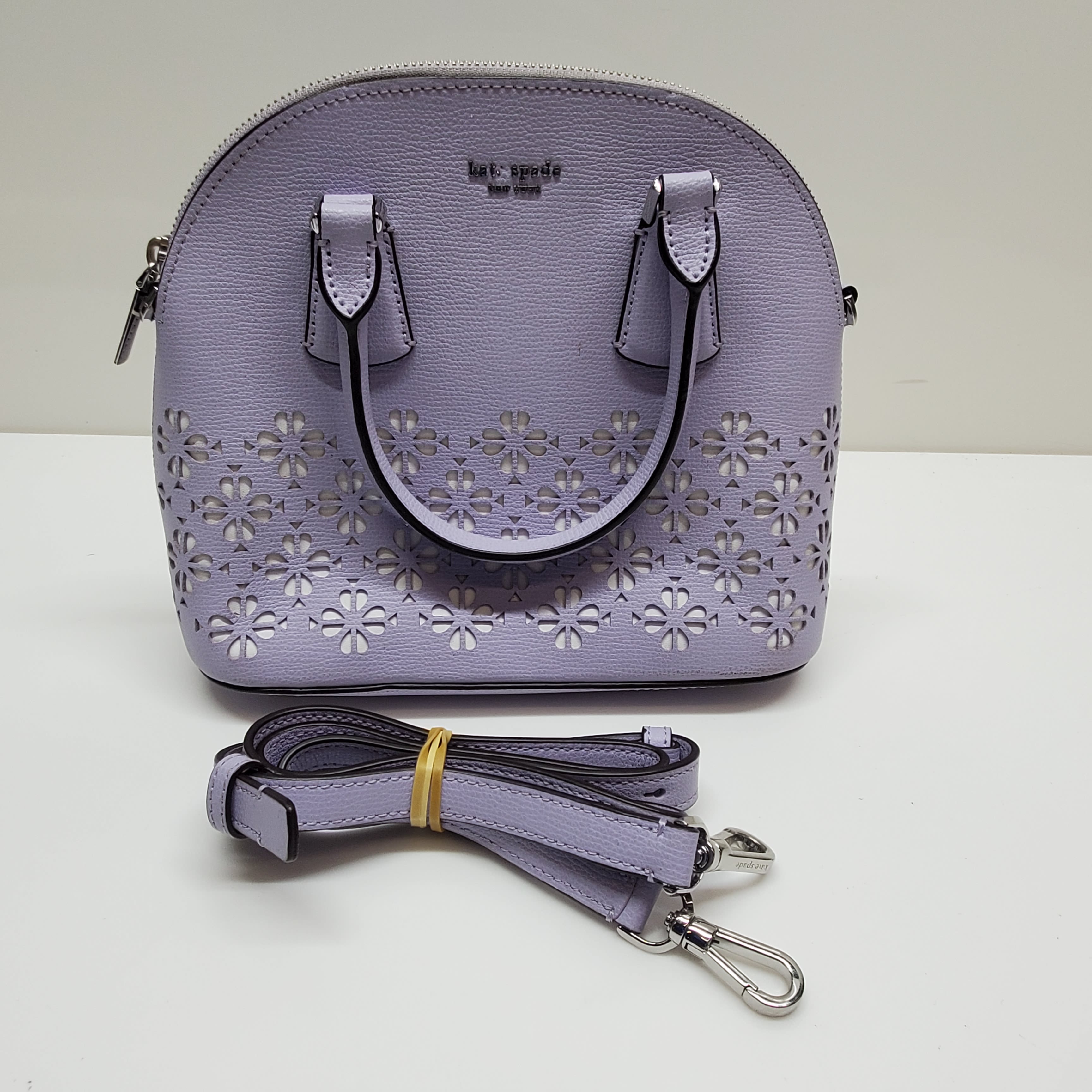 Sylvia perforated sale large satchel