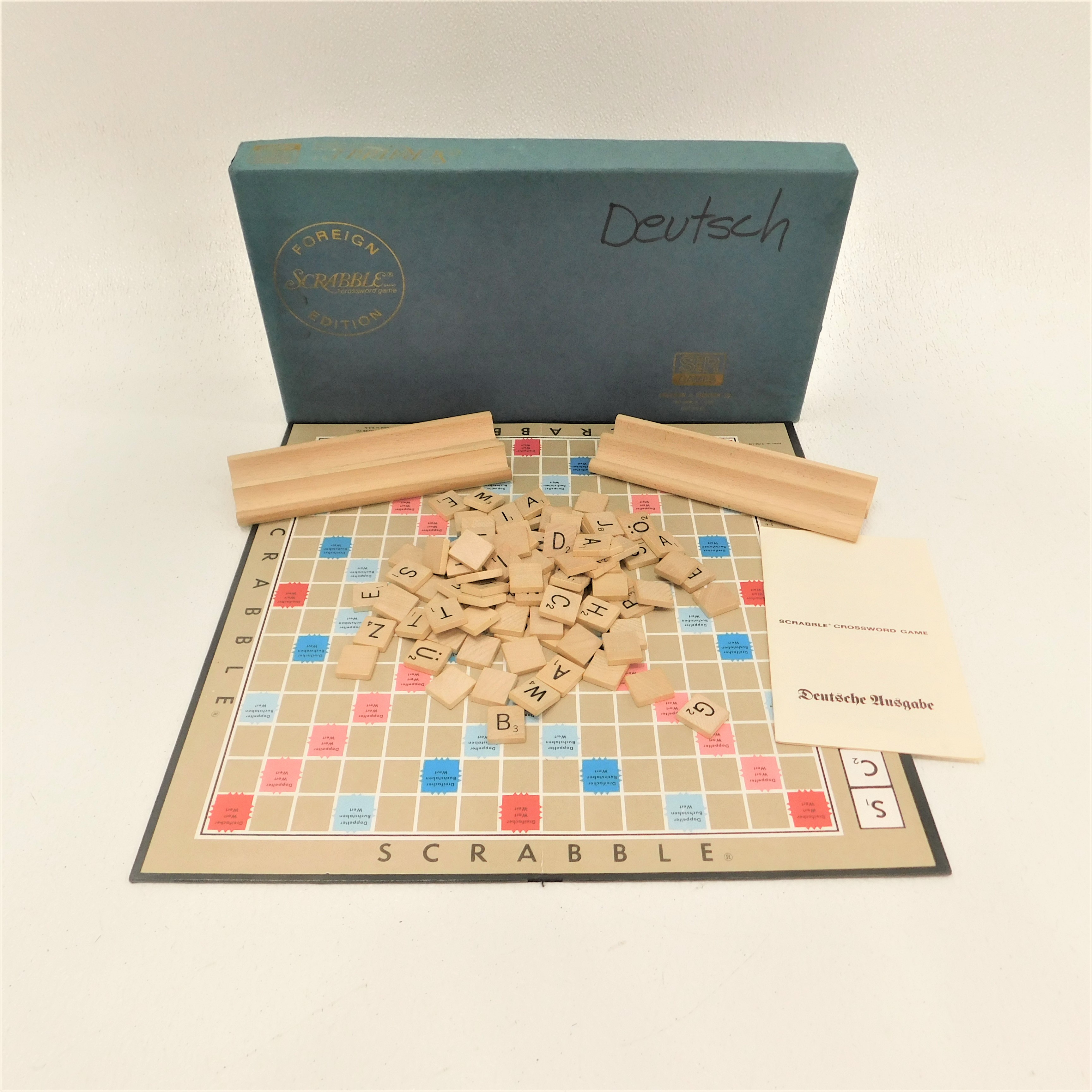 Buy the Rare Vintage Foreign Scrabble Edition Crossword Game Dutch