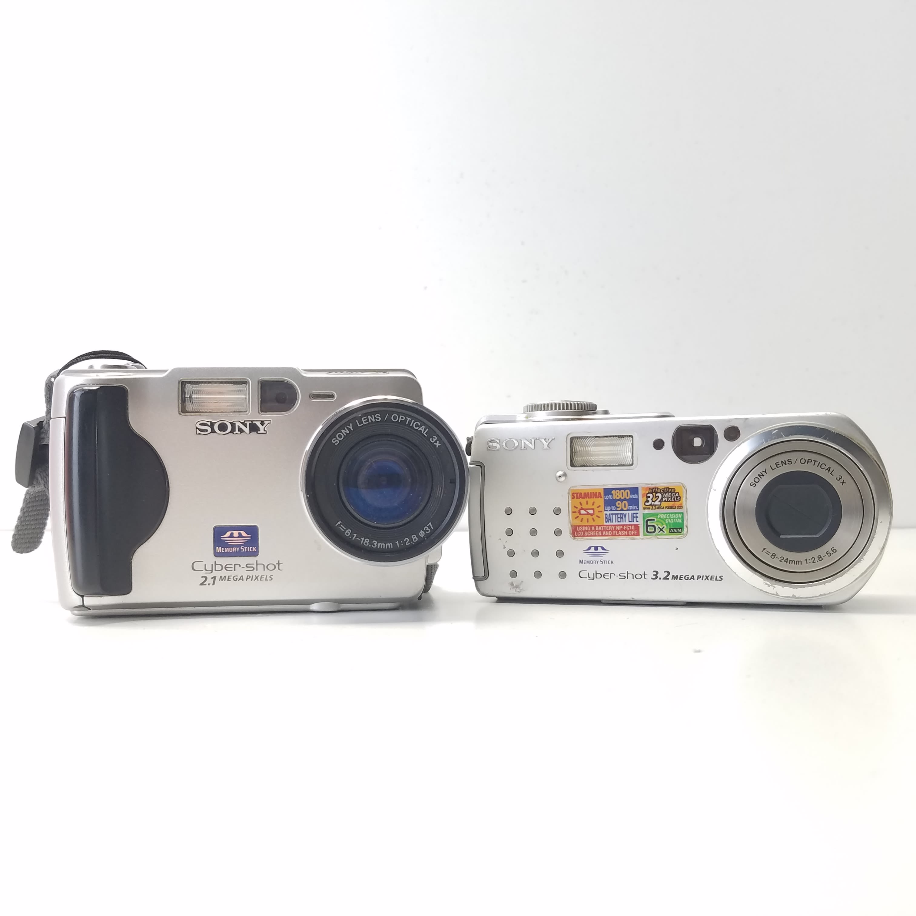Buy the Lot of 2 Assorted Sony Cyber-shot Digital Still Cameras