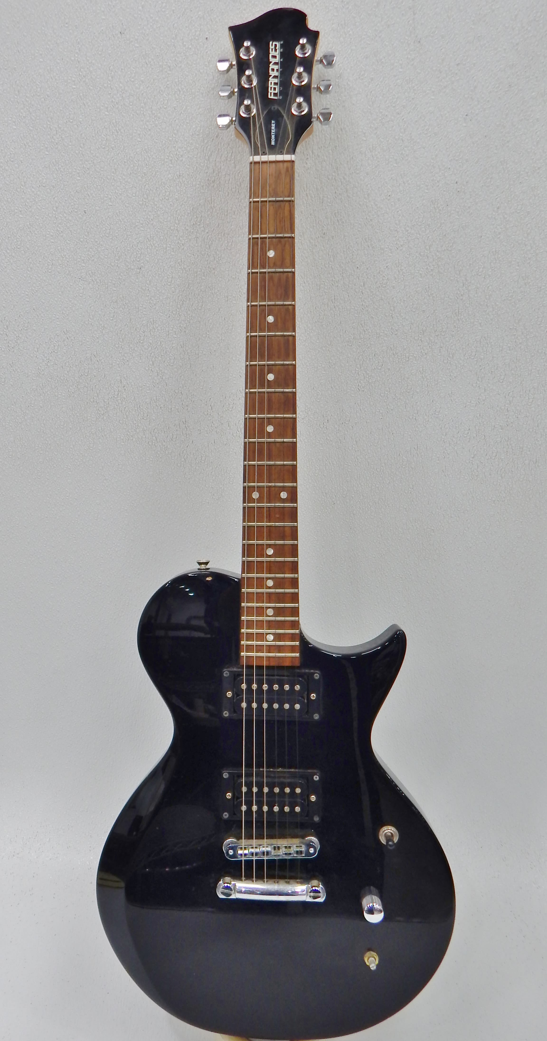 Buy the Fernandes Guitars Brand Monterey Model Black Electric ...