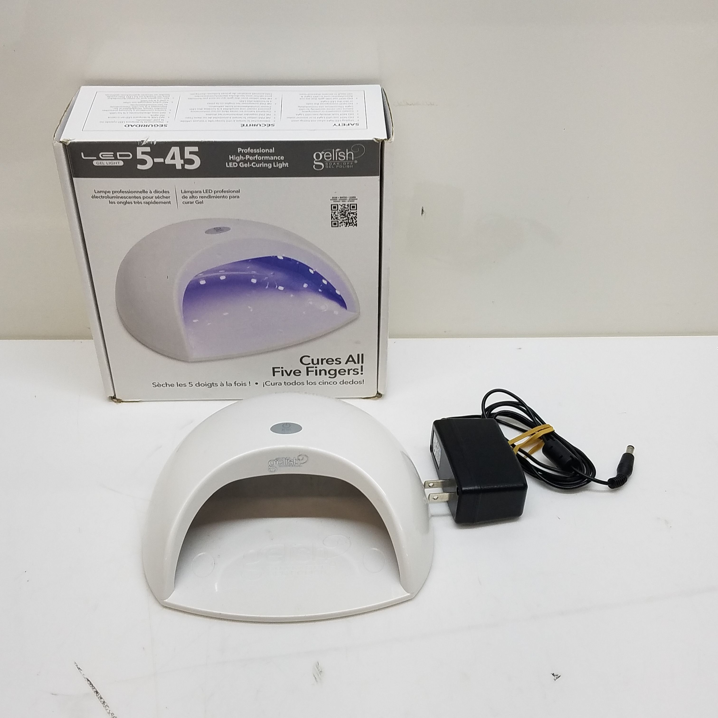 Buy the Gelish LED Gel Light 5 45 Untested GoodwillFinds