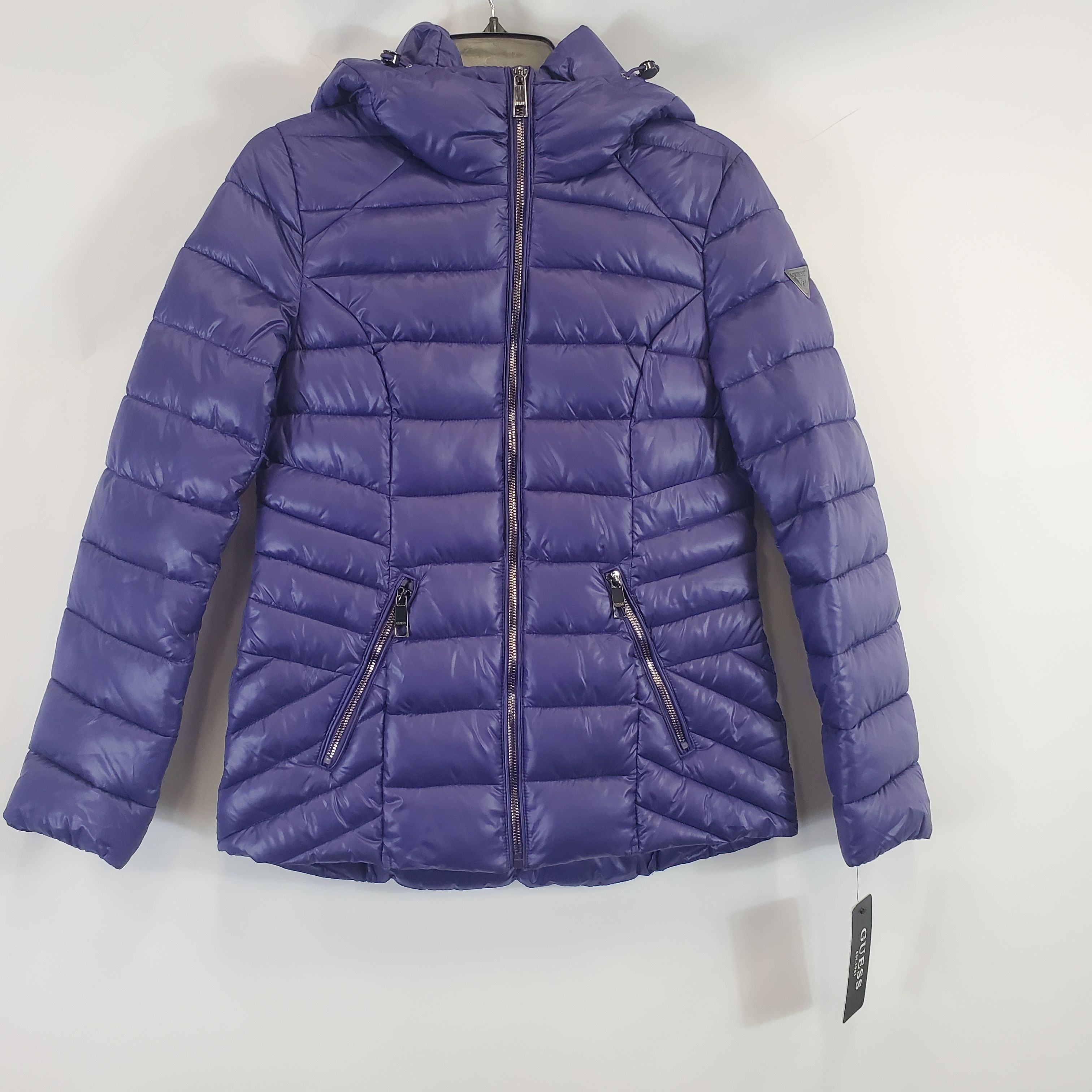 guess purple jacket