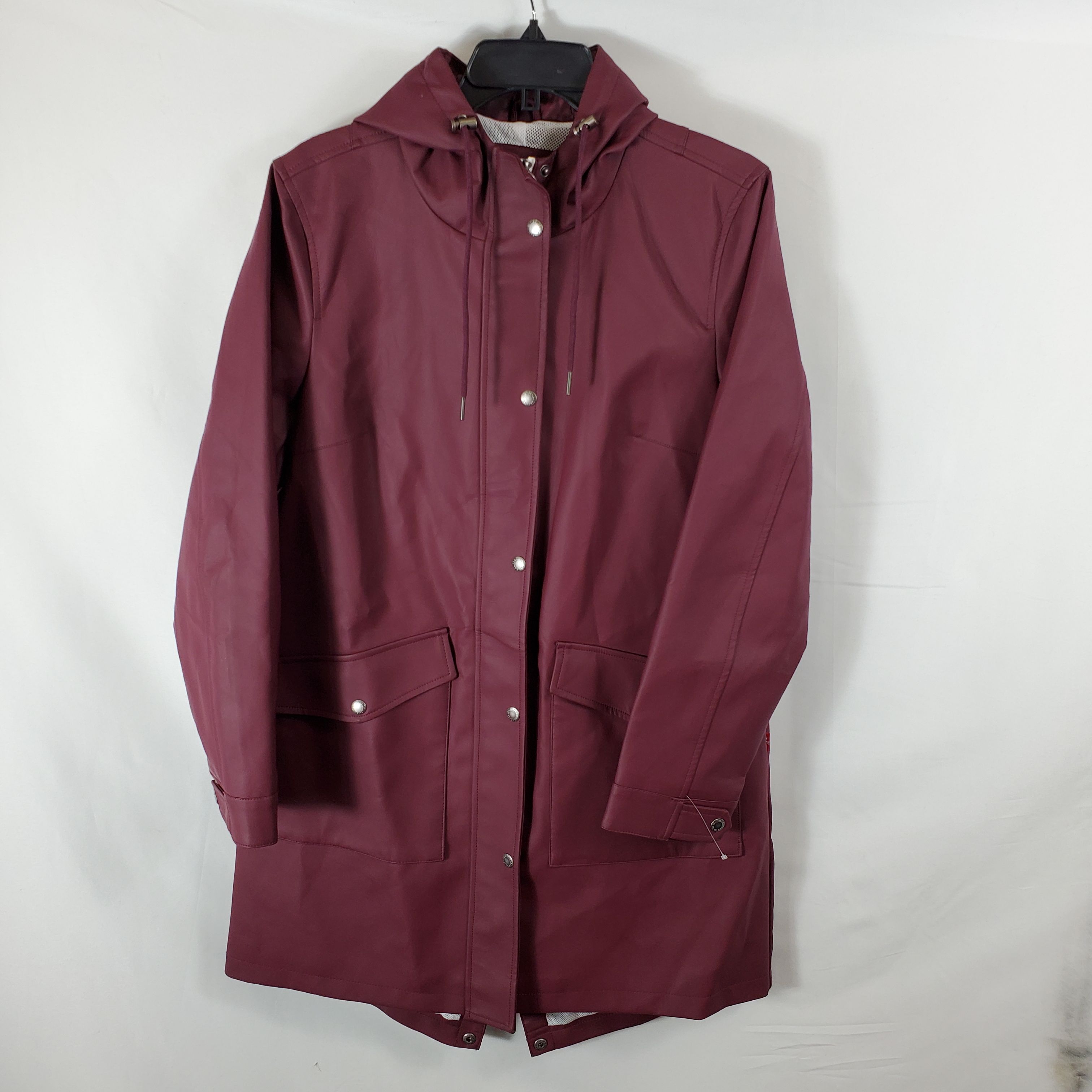 Buy the Levi’s Men Maroon Raincoat L | GoodwillFinds