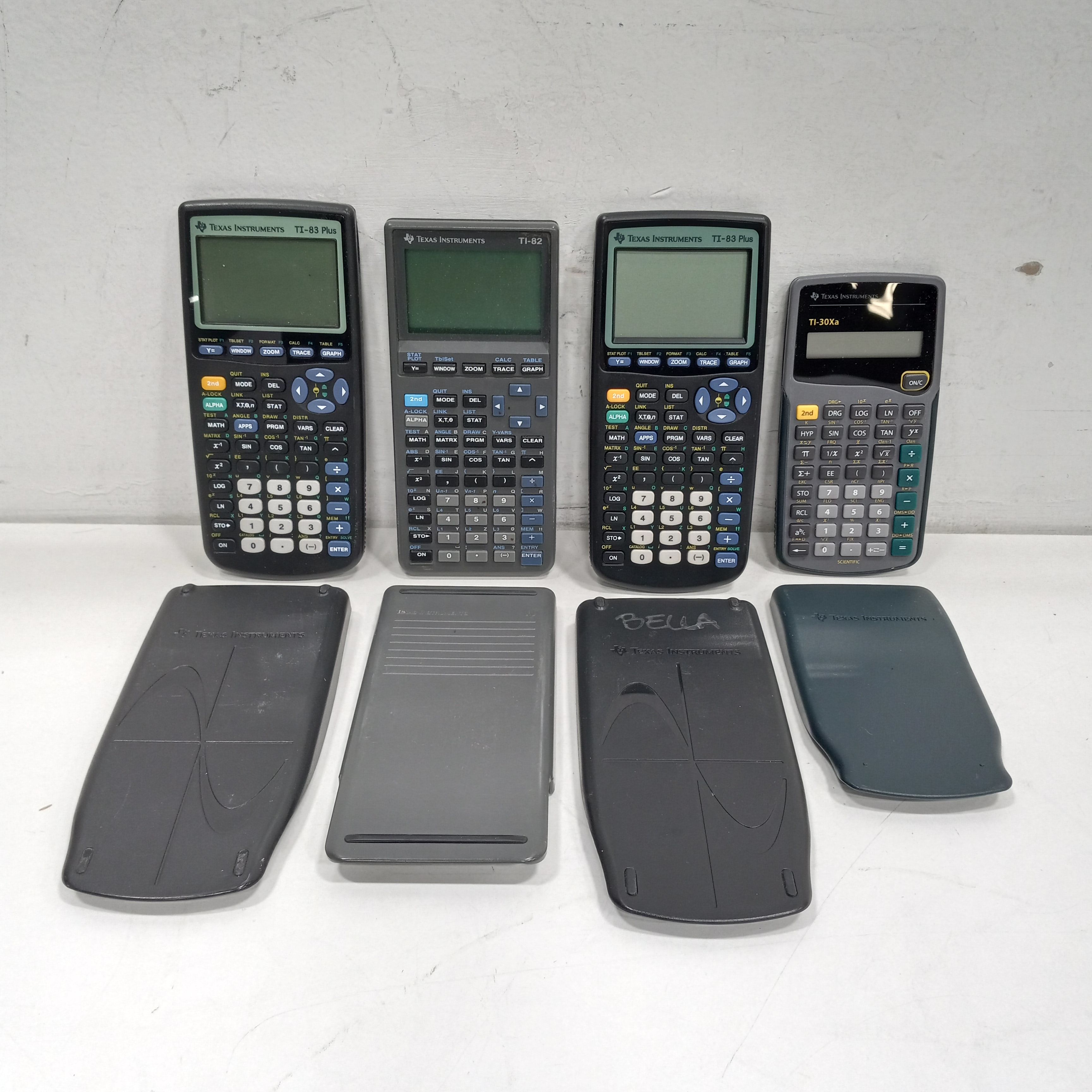 Buy The Texas Instruments Graphing Calculators Assorted 4pc Lot   145e4232cee3465ebfdbb04d93eeeb9a 