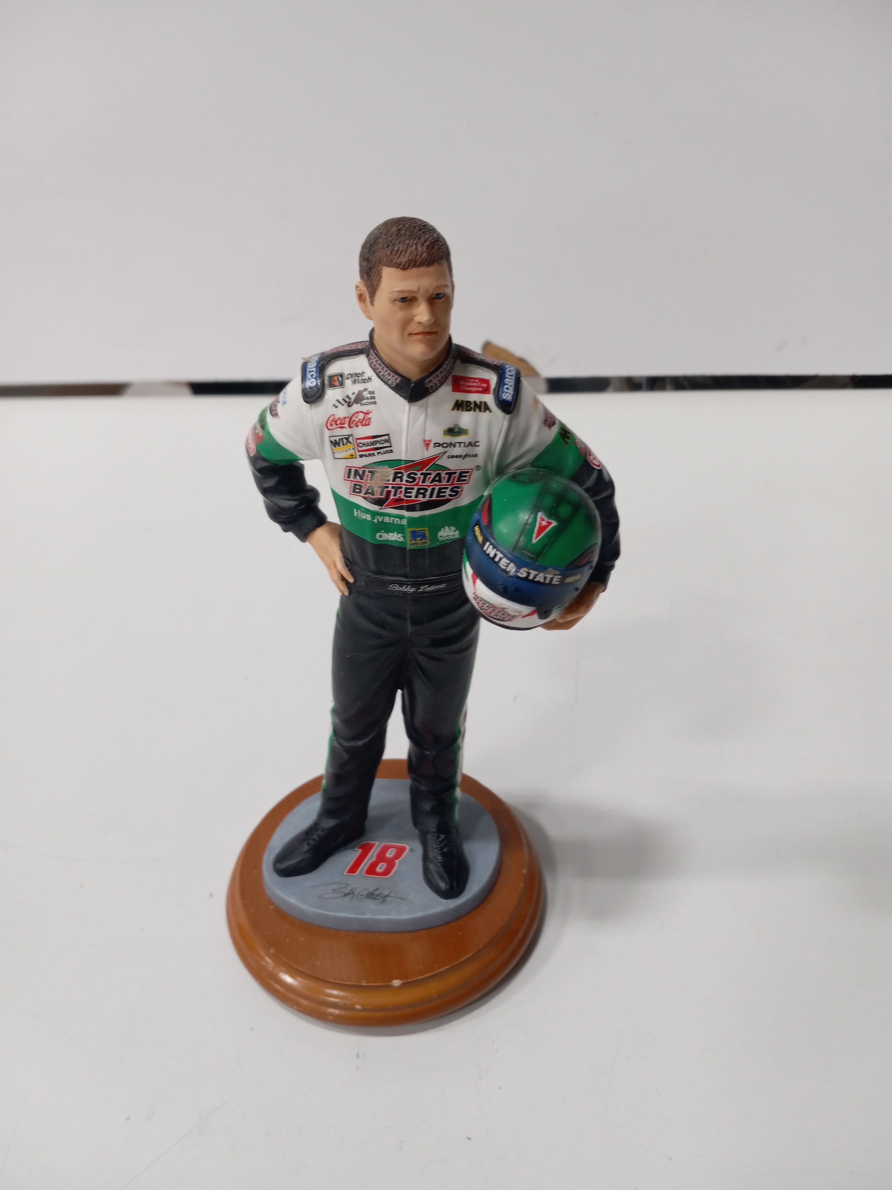 Buy the NASCAR Limited Edition Bobby Labonte #18 Ceramic Statue ...