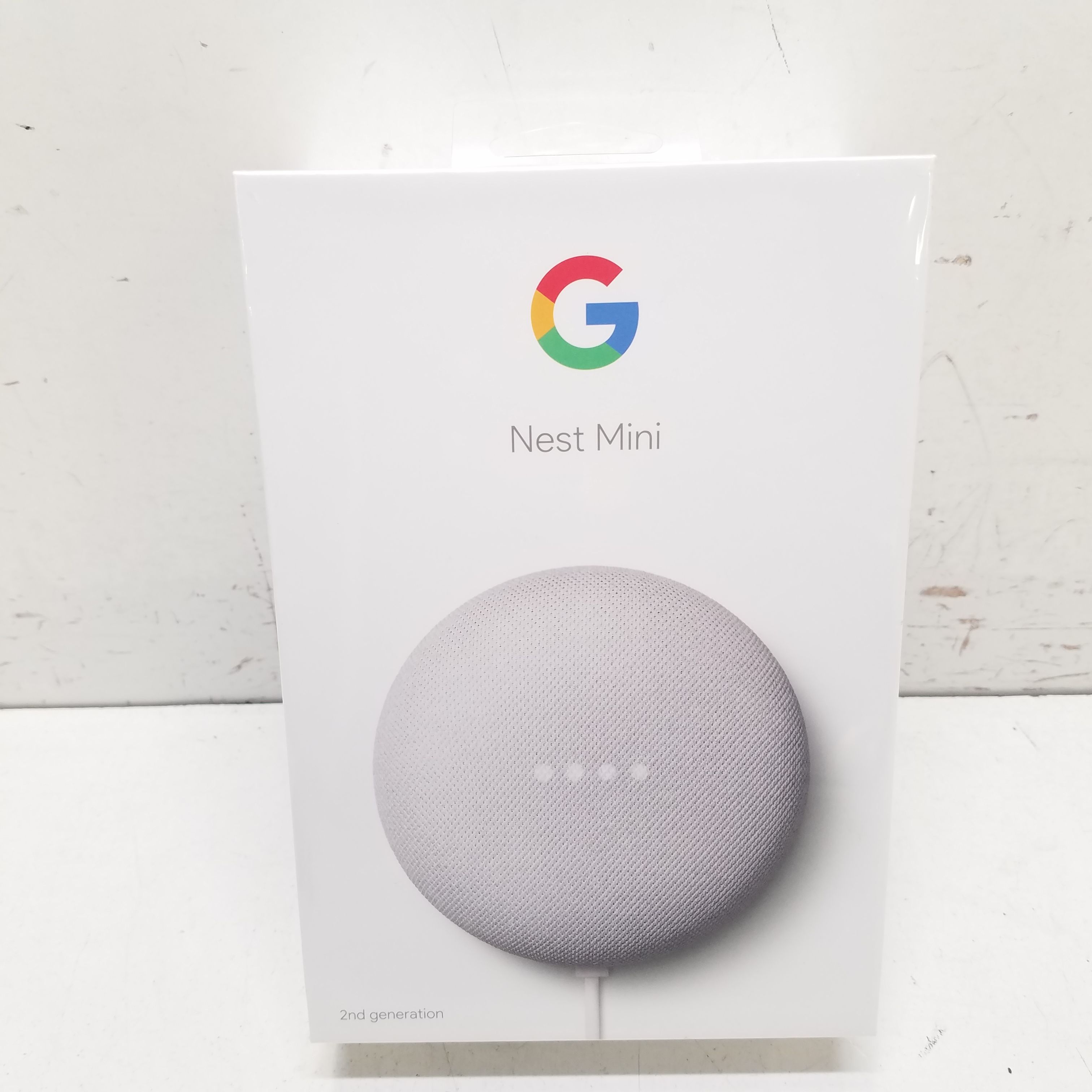 Buy the Google Nest Mini Smart Speaker 2nd Generation Chalk H2C Sealed ...