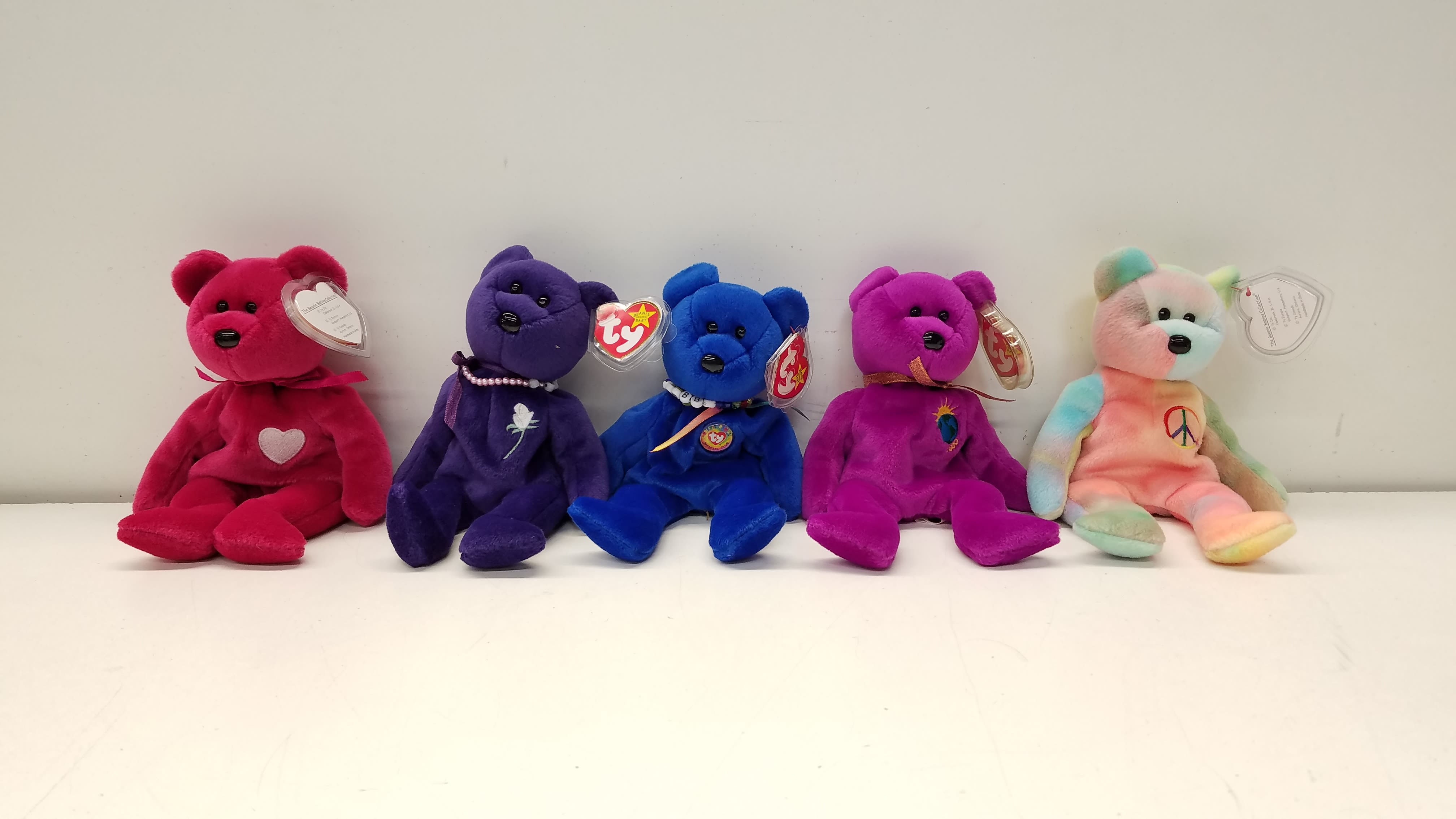 Buy the Assorted Ty Beanie Babies Bundle Lot of 5 | GoodwillFinds