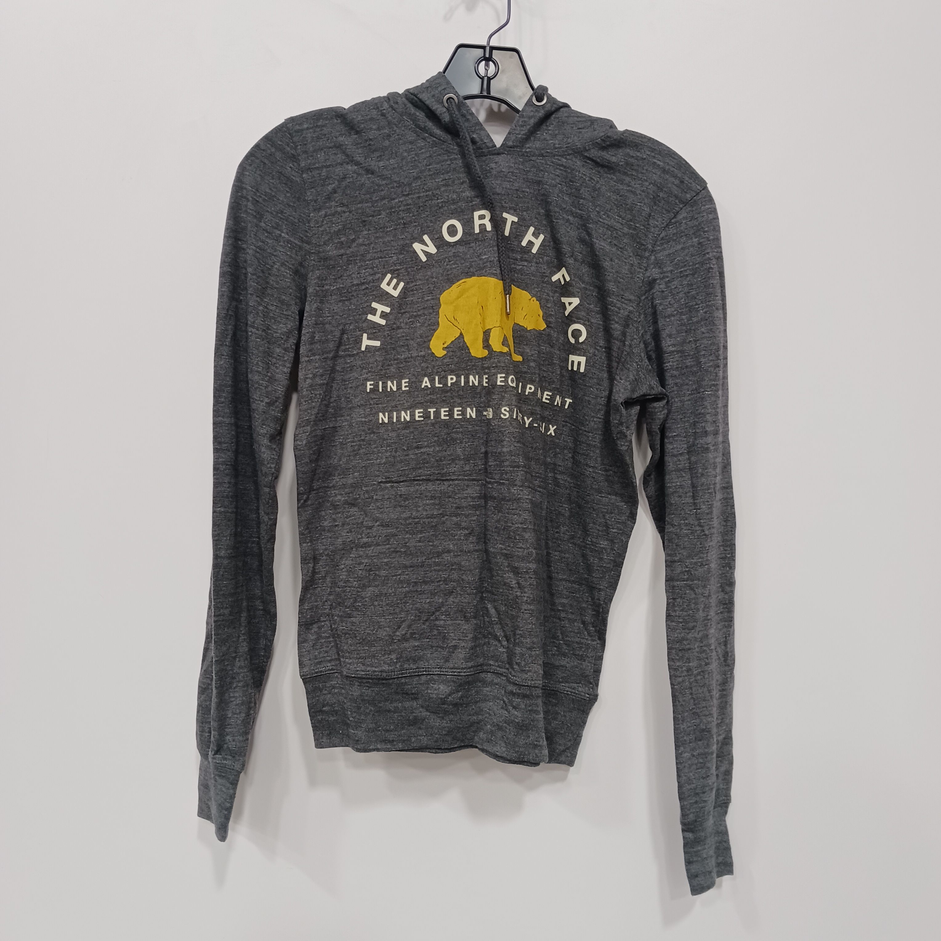 Gray north face online sweatshirt