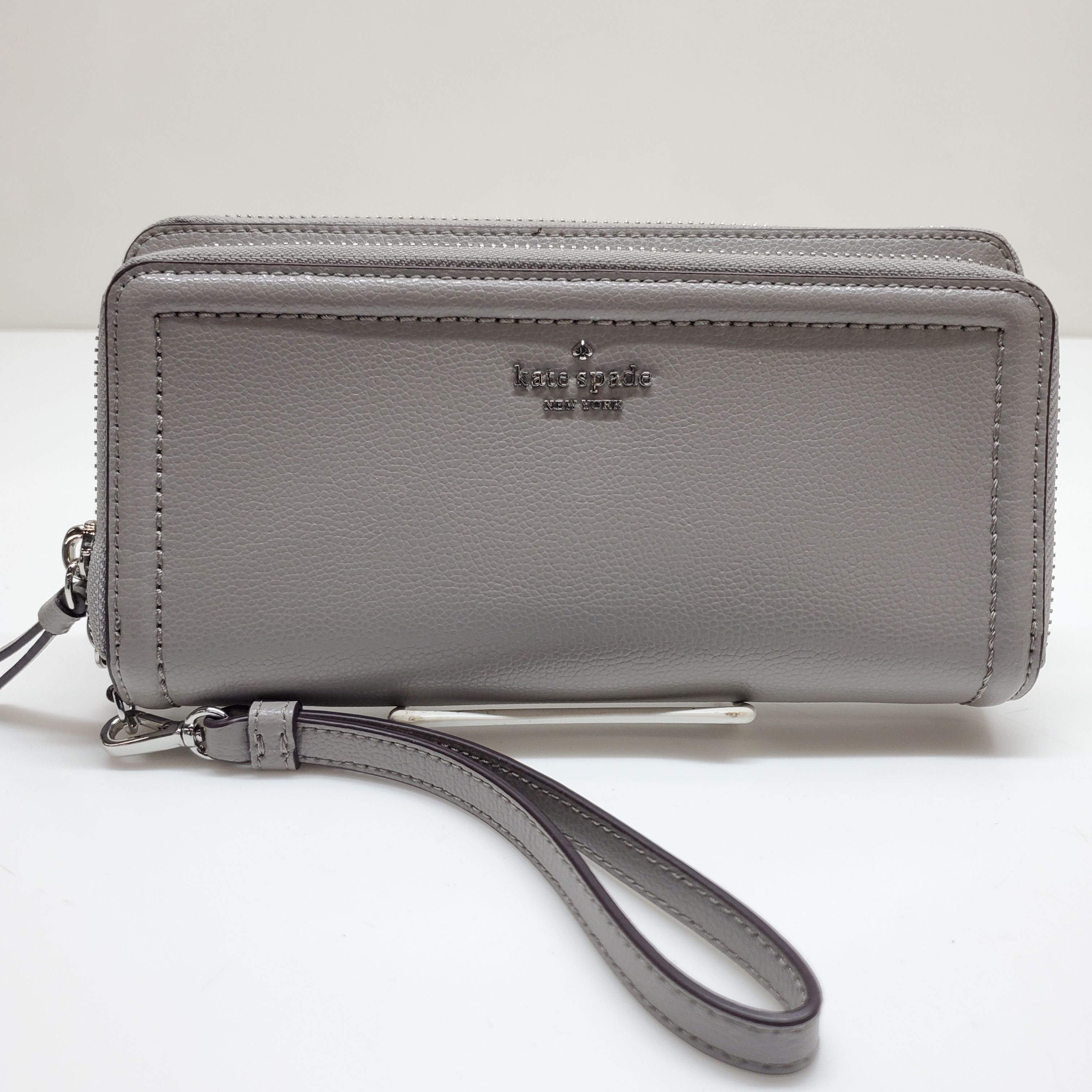 Kate spade best sale silver wristlet