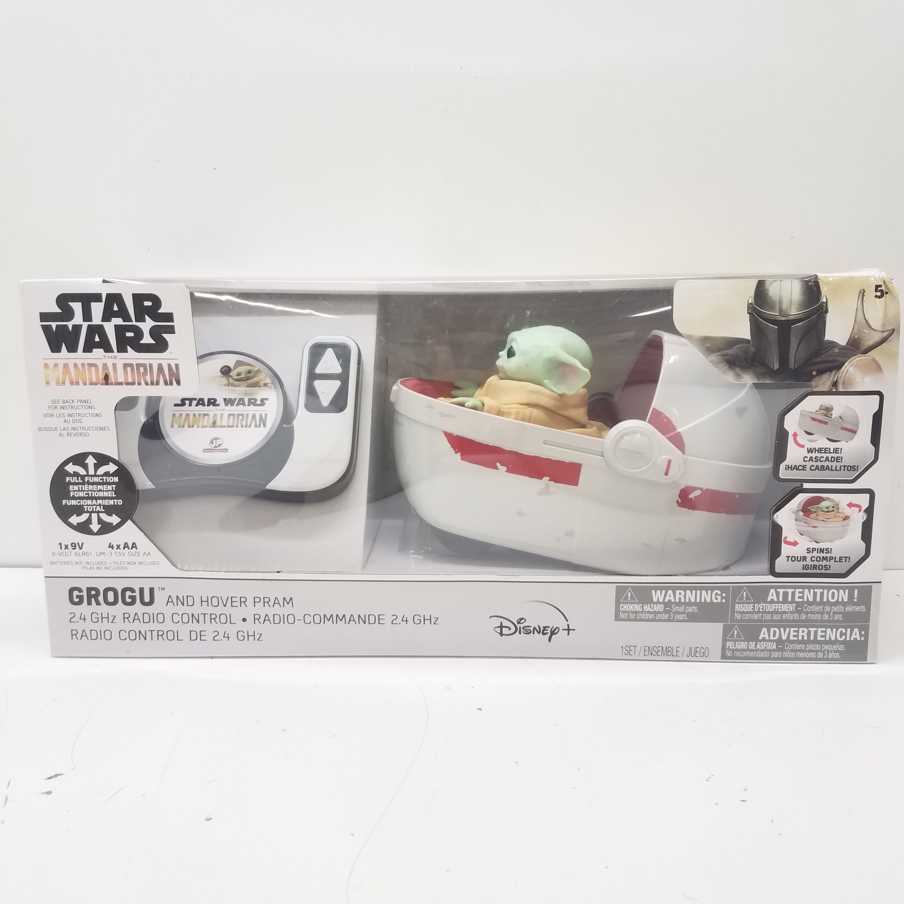 Buy the Disney Star Wars The Mandalorian Grogu And Hover Pram Remote ...