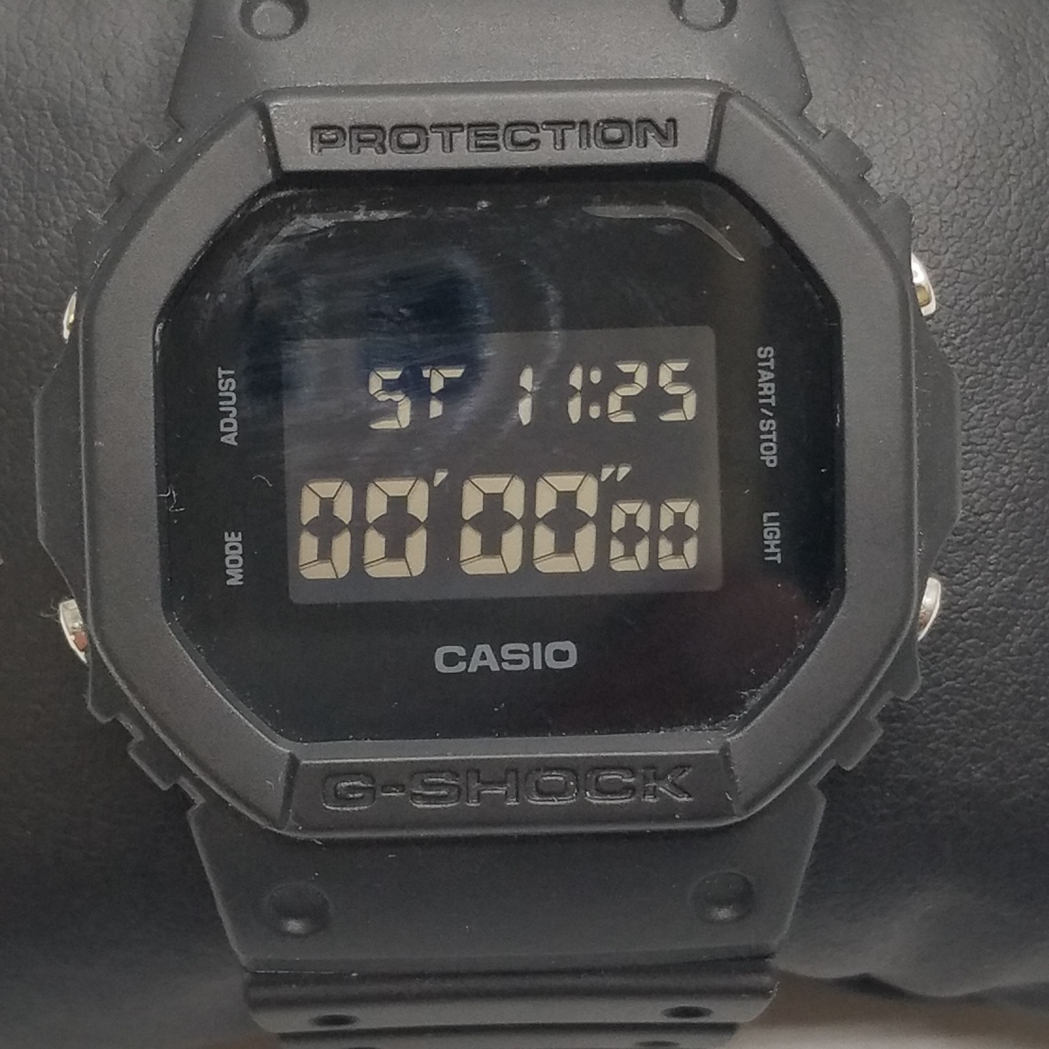 Buy the Casio G-Shock 3229 DW-5600BB 39mm Shock Resist W.R. 20 BAR