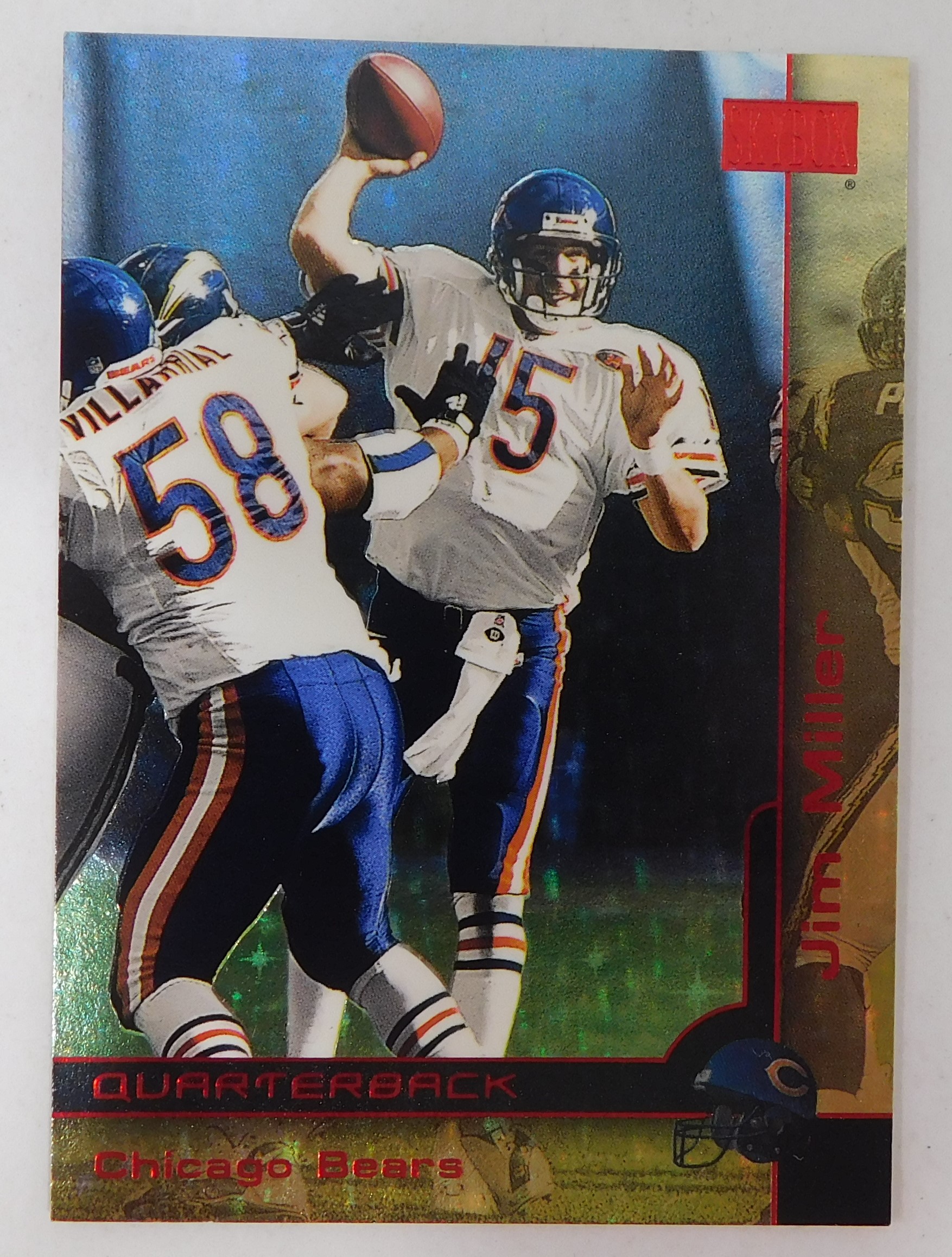 Buy the 2000 Skybox Jim Miller Star Rubies Extreme /50 Chicago Bears