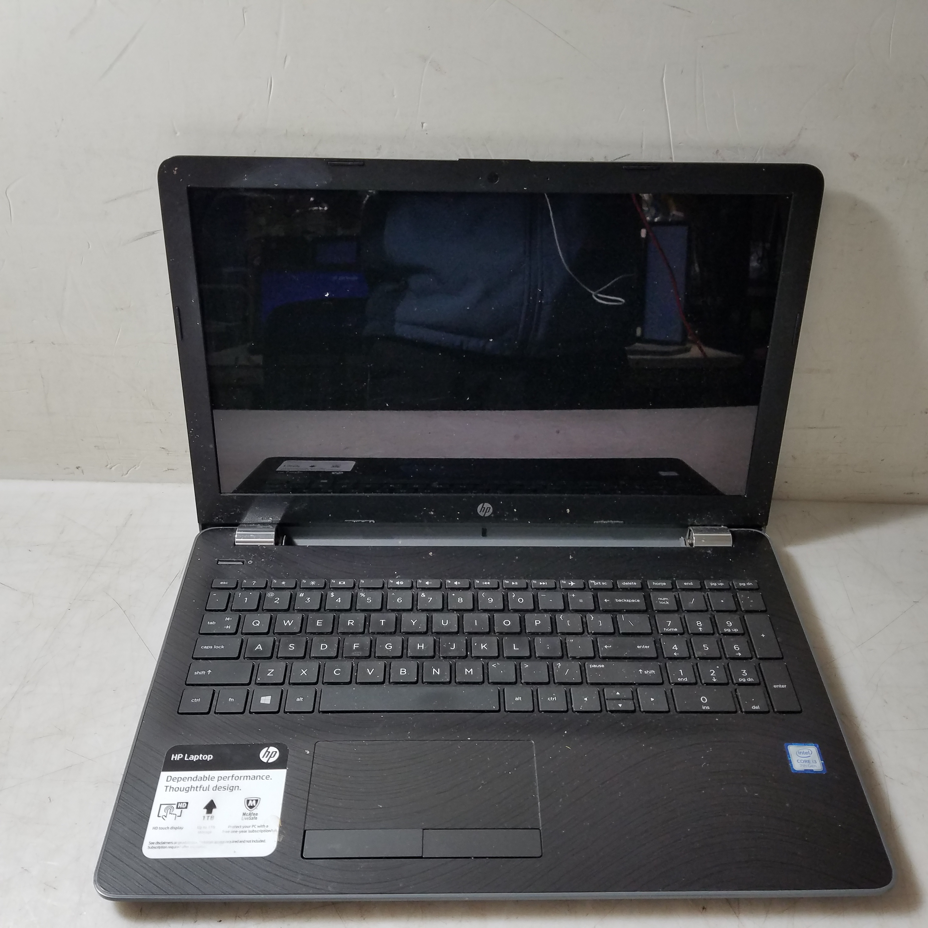 Buy the HP Laptop 15-bs033cl Intel Core i3@2.4GHz HDD 500GB Memory 12GB ...
