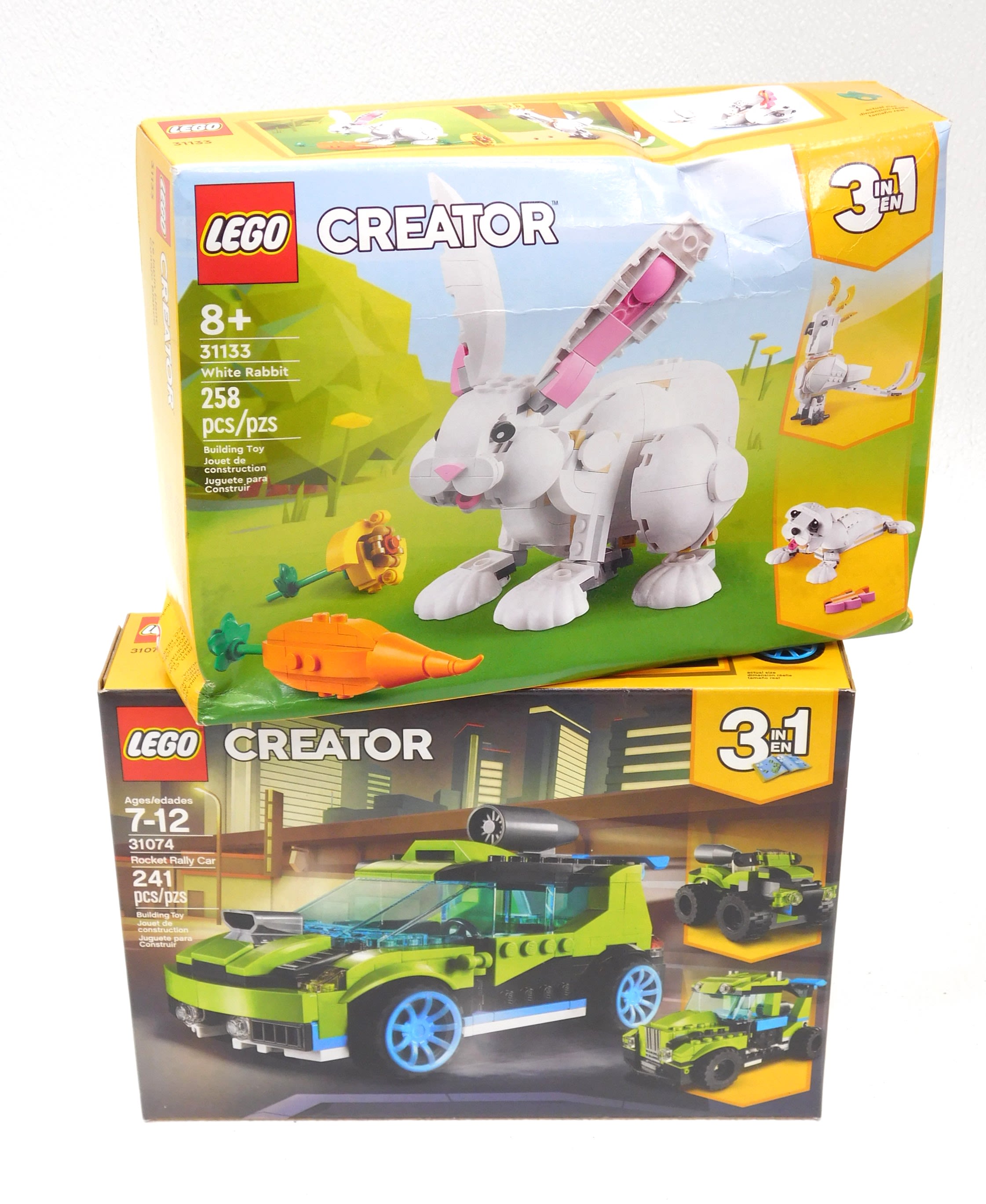 Lego creator hot sale white car