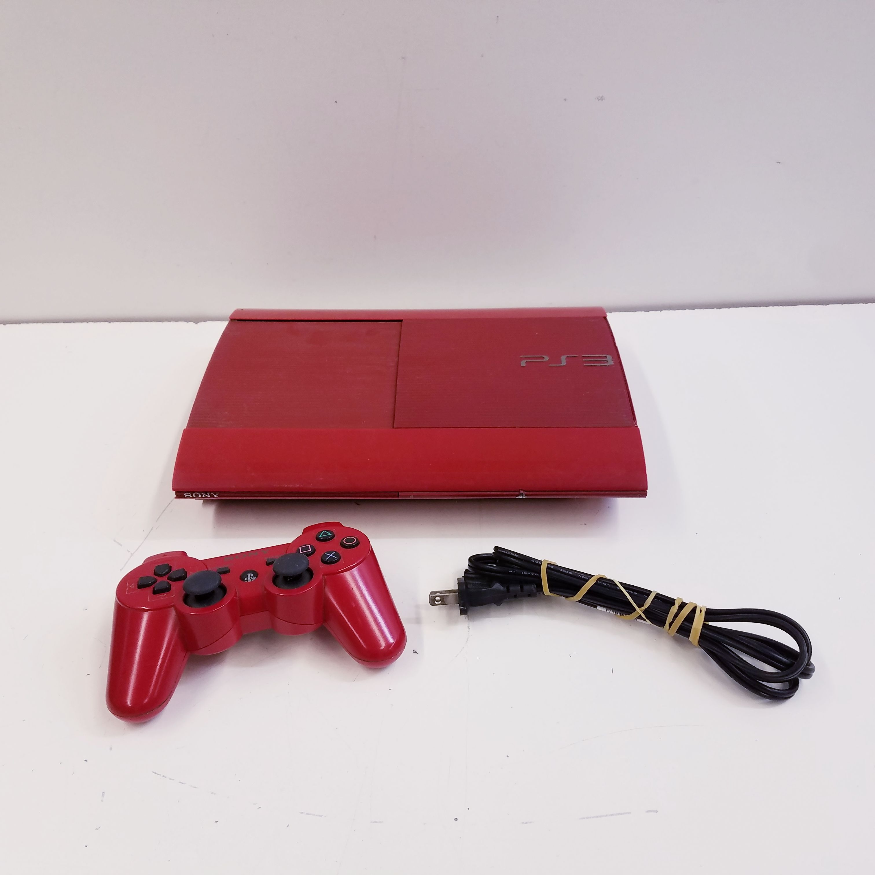 Buy Sony Playstation 3 super slim 500GB CECH-4001C GA console- Scarlet Red  (Limited God of War Edition) for USD 129.99 | GoodwillFinds