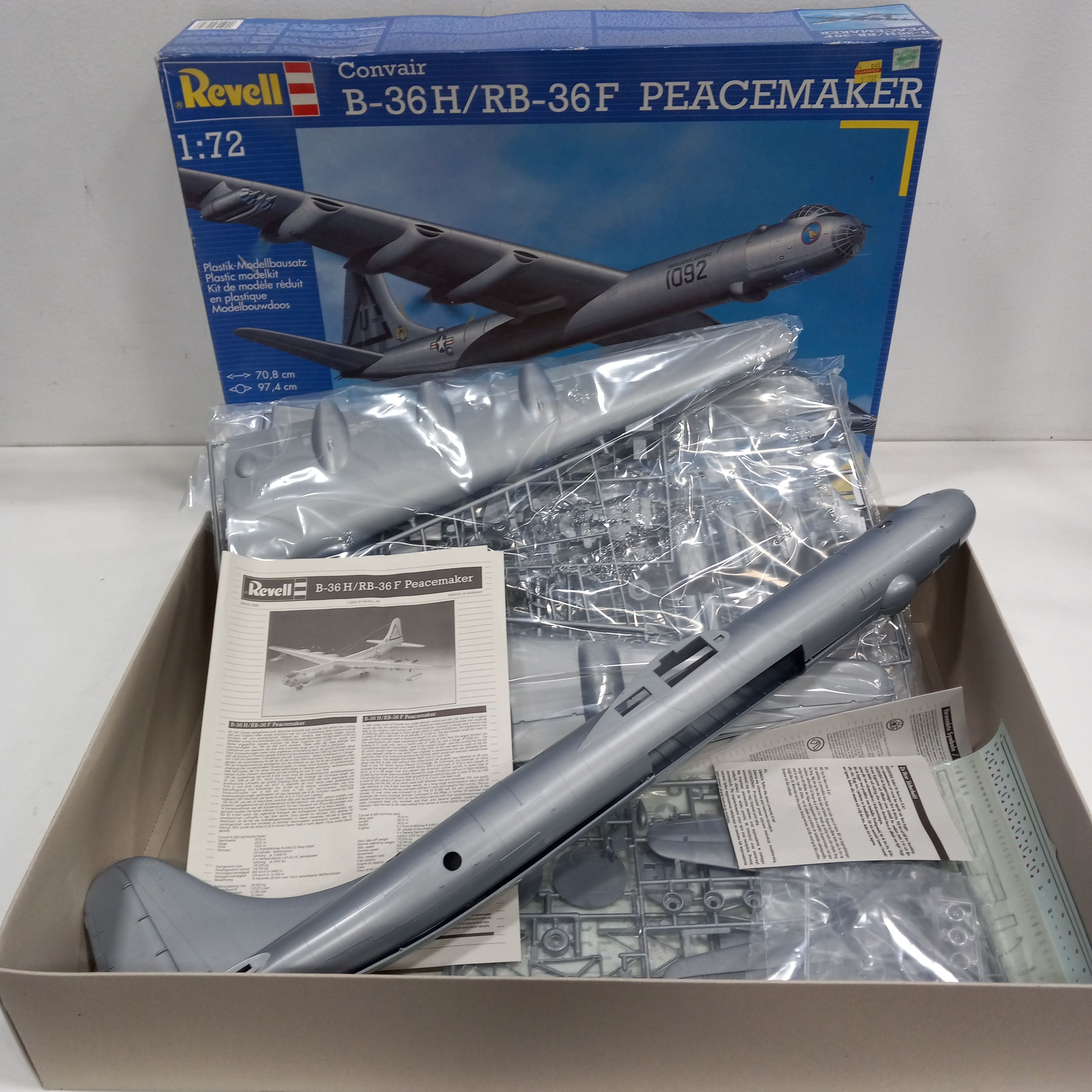 Buy The Revell B-36H RB-36F Peacemaker 1:72 Scale Model | GoodwillFinds