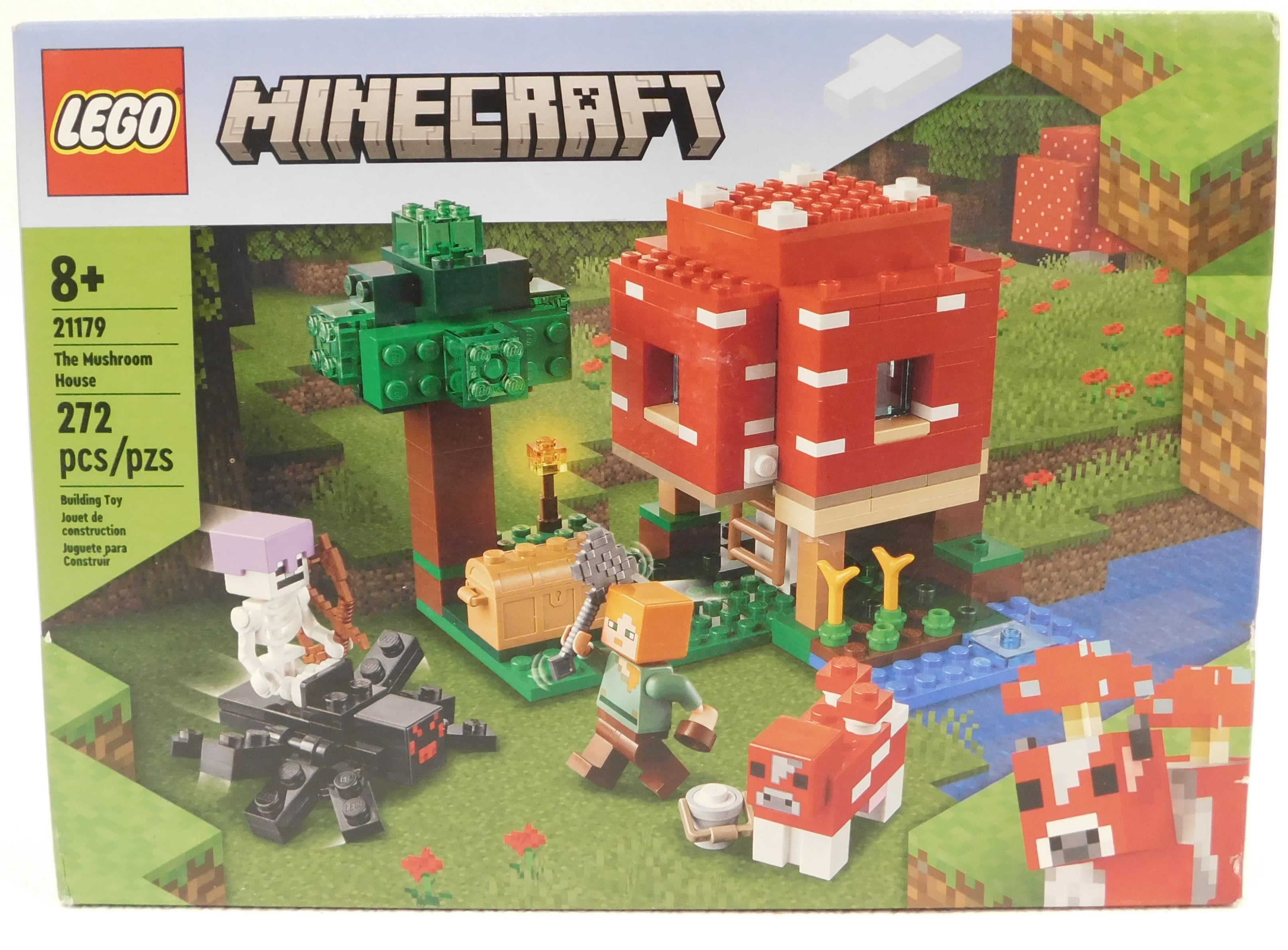 Buy the Sealed Lego Minecraft The Mushroom House 21179 Building Toy Set ...