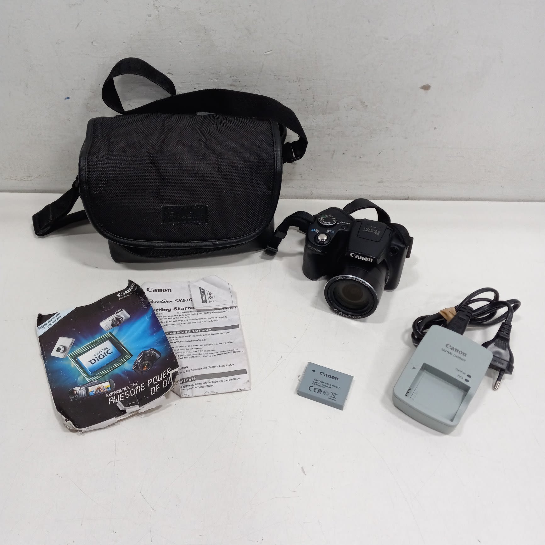 Buy Canon PowerShot SX510 HS Digital Camera w/ Case & Accessories for USD  77.50 | GoodwillFinds