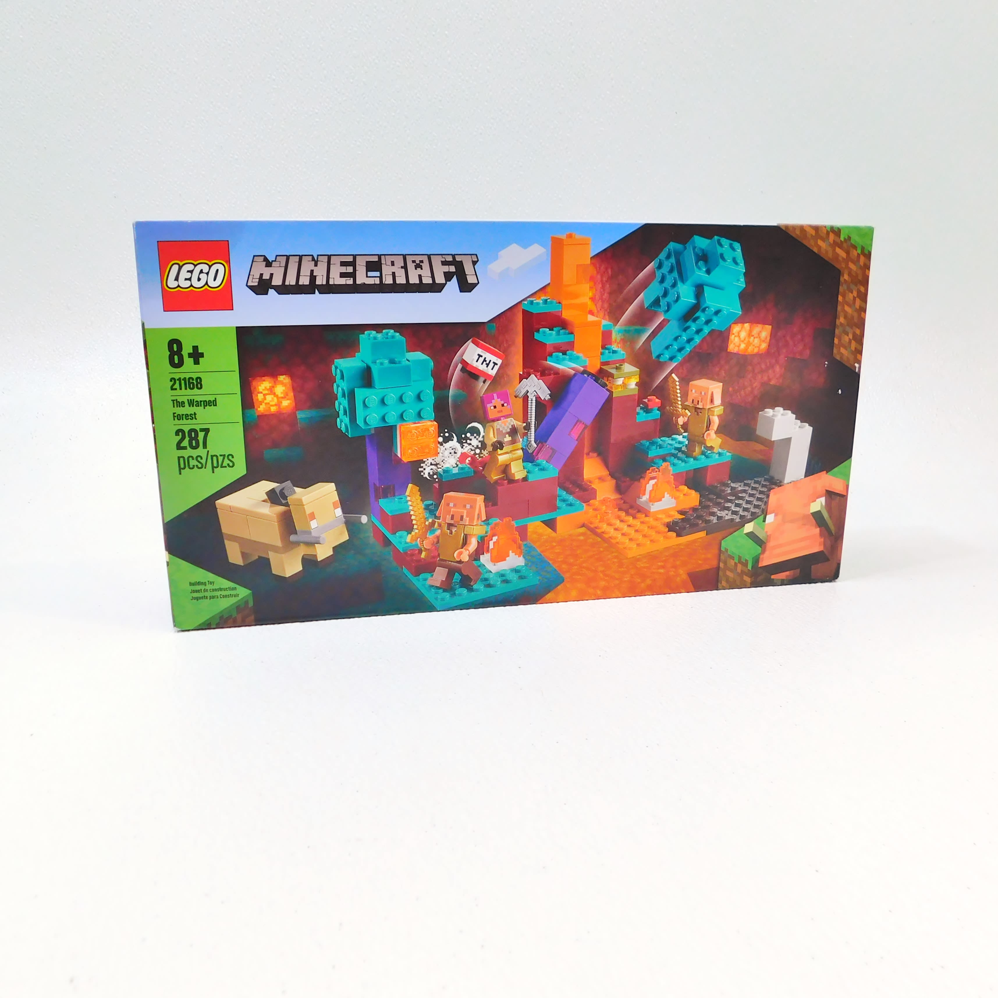 Buy the LEGO Minecraft Factory Sealed 21168 The Warped Forest ...