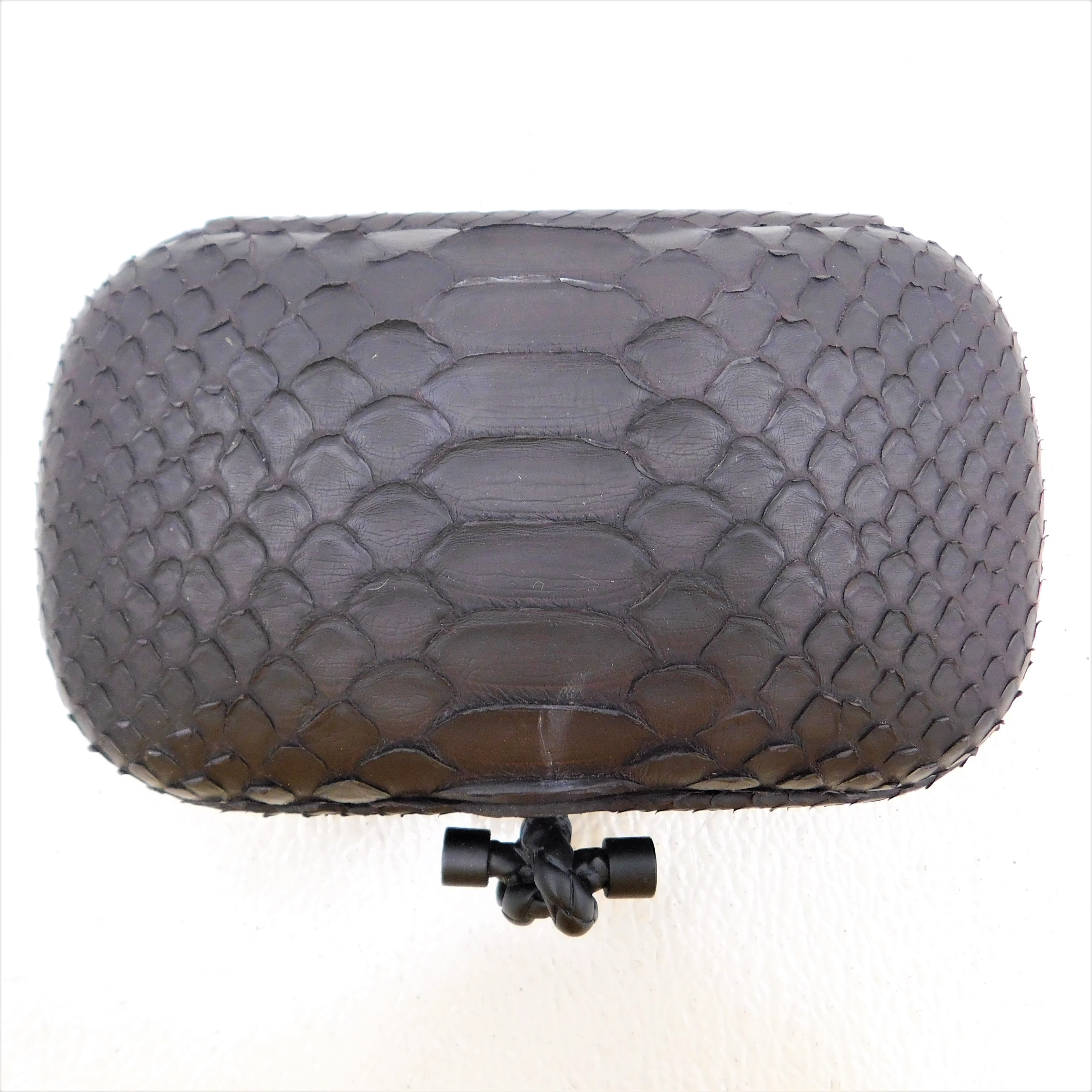 Image 1 of Bottega Veneta Knot Clutch in Ancient Gold