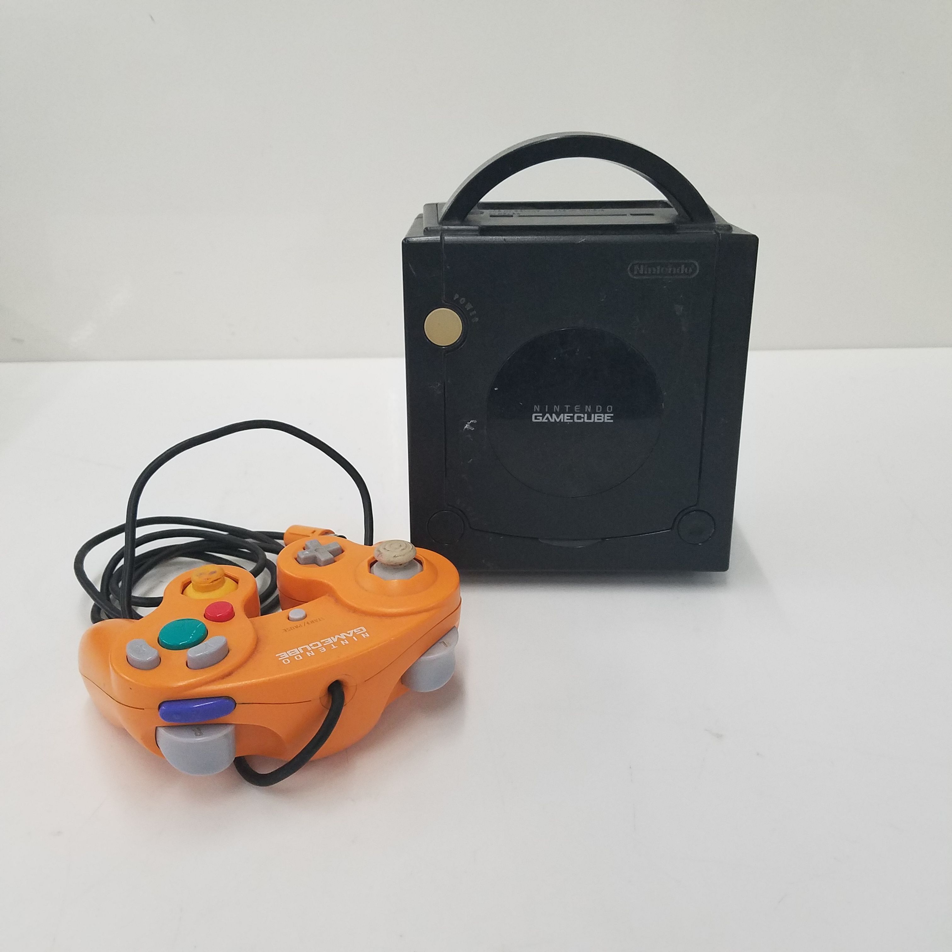 Buy the Nintendo GameCube Black Console w Orange GameCube 