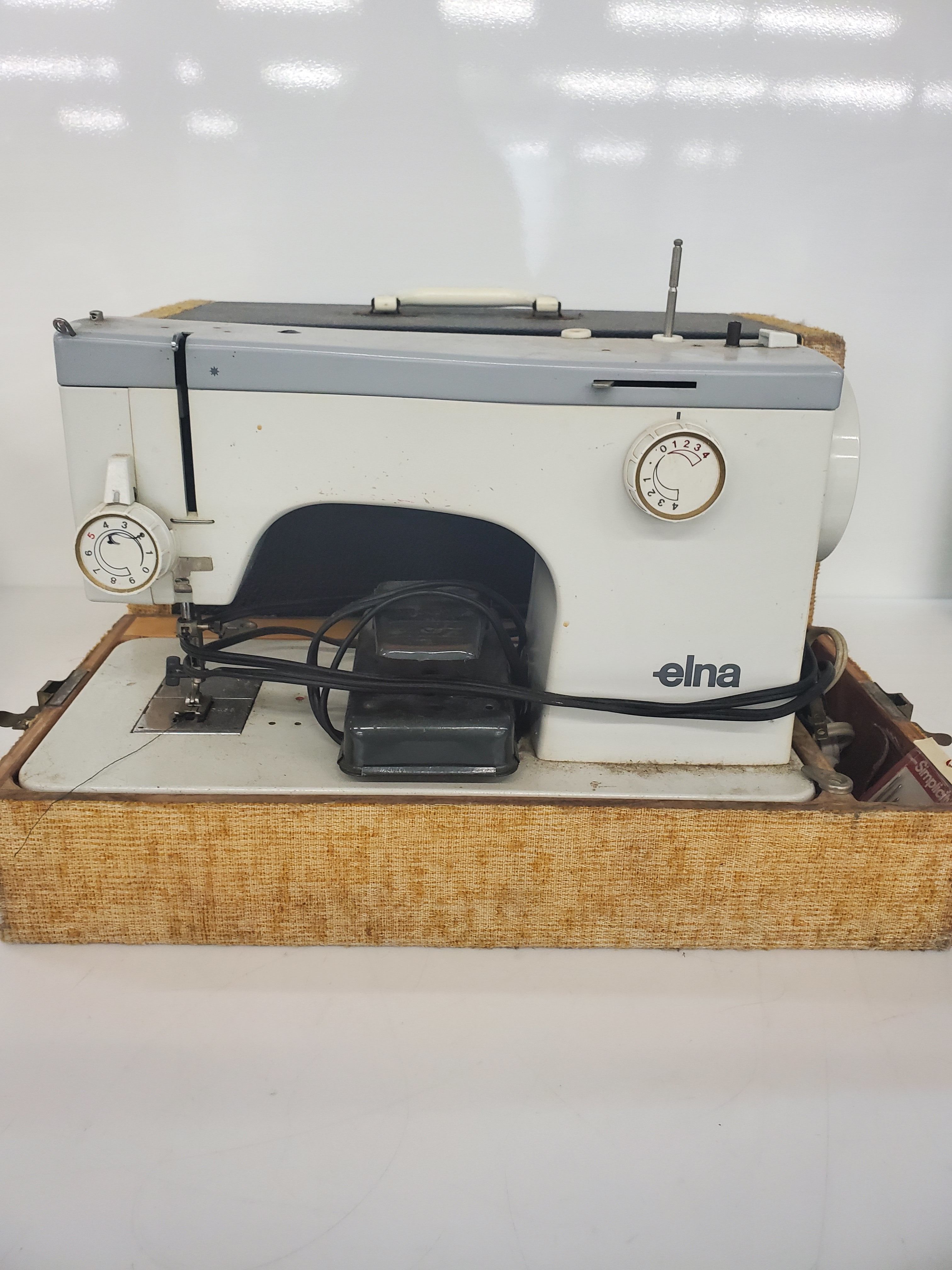 1959 Elna Sewing Machine: Gives You All 3 Vintage Print Ad